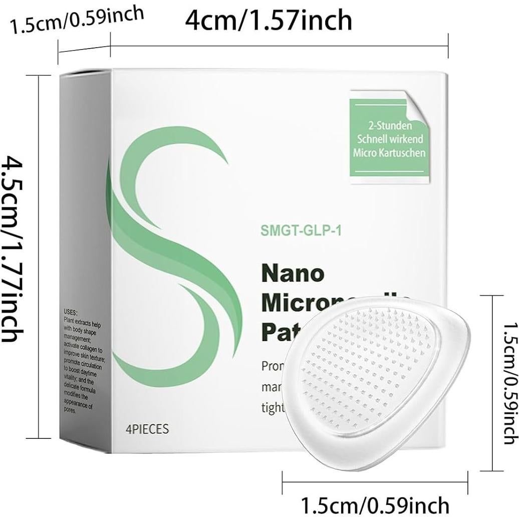 Parches Nano SMGT-GLP-1 para Cuidado de la Piel - 1 Caja