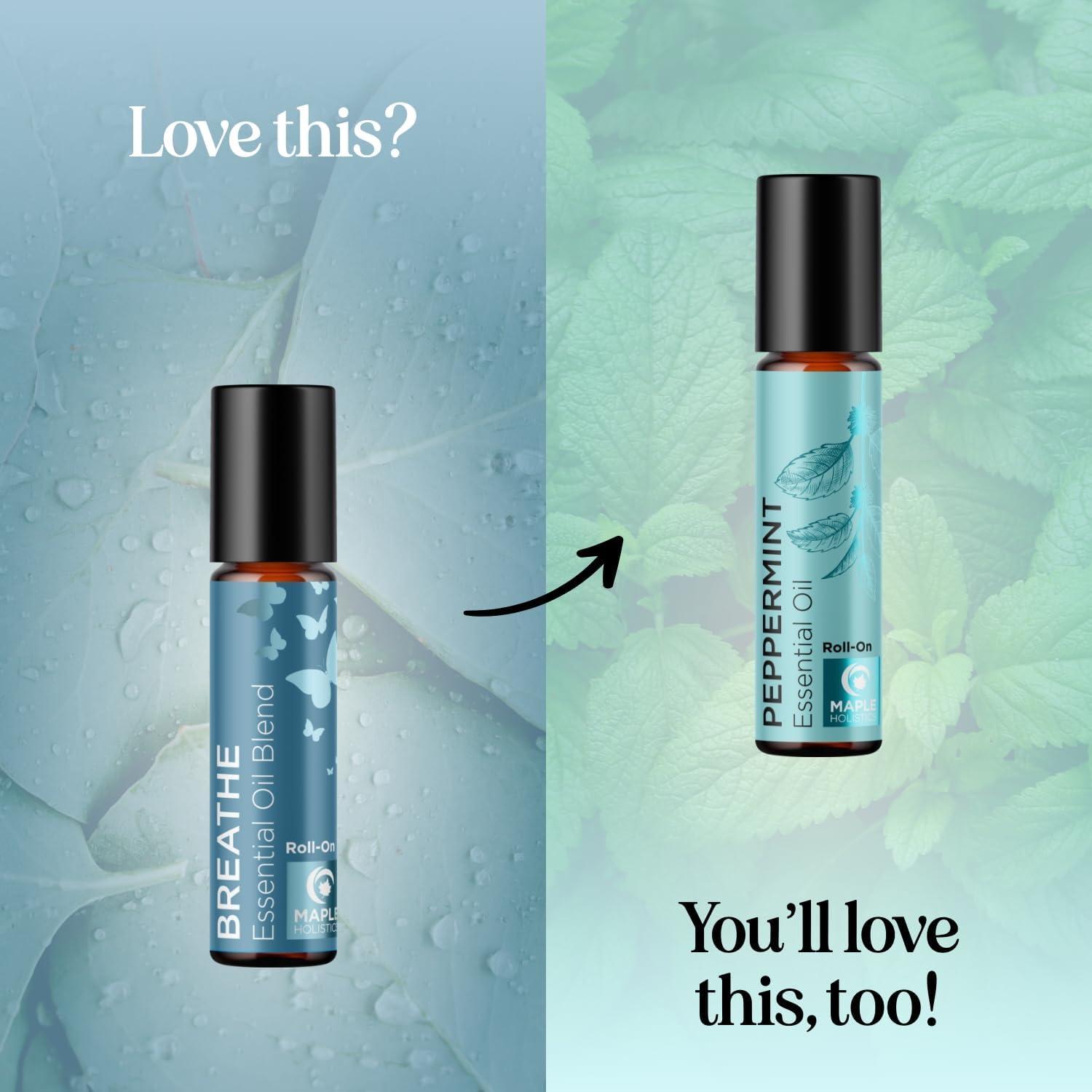 Roll On Aromaterapia Breathe Maple Holistics 9.86 ml Eucalipto Menta