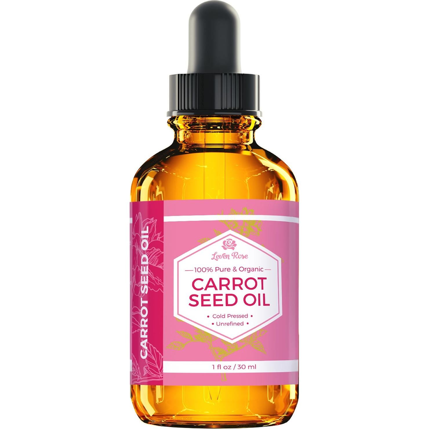 Aceite de Semilla de Zanahoria Puro Leven Rose 30 ml Hidratante