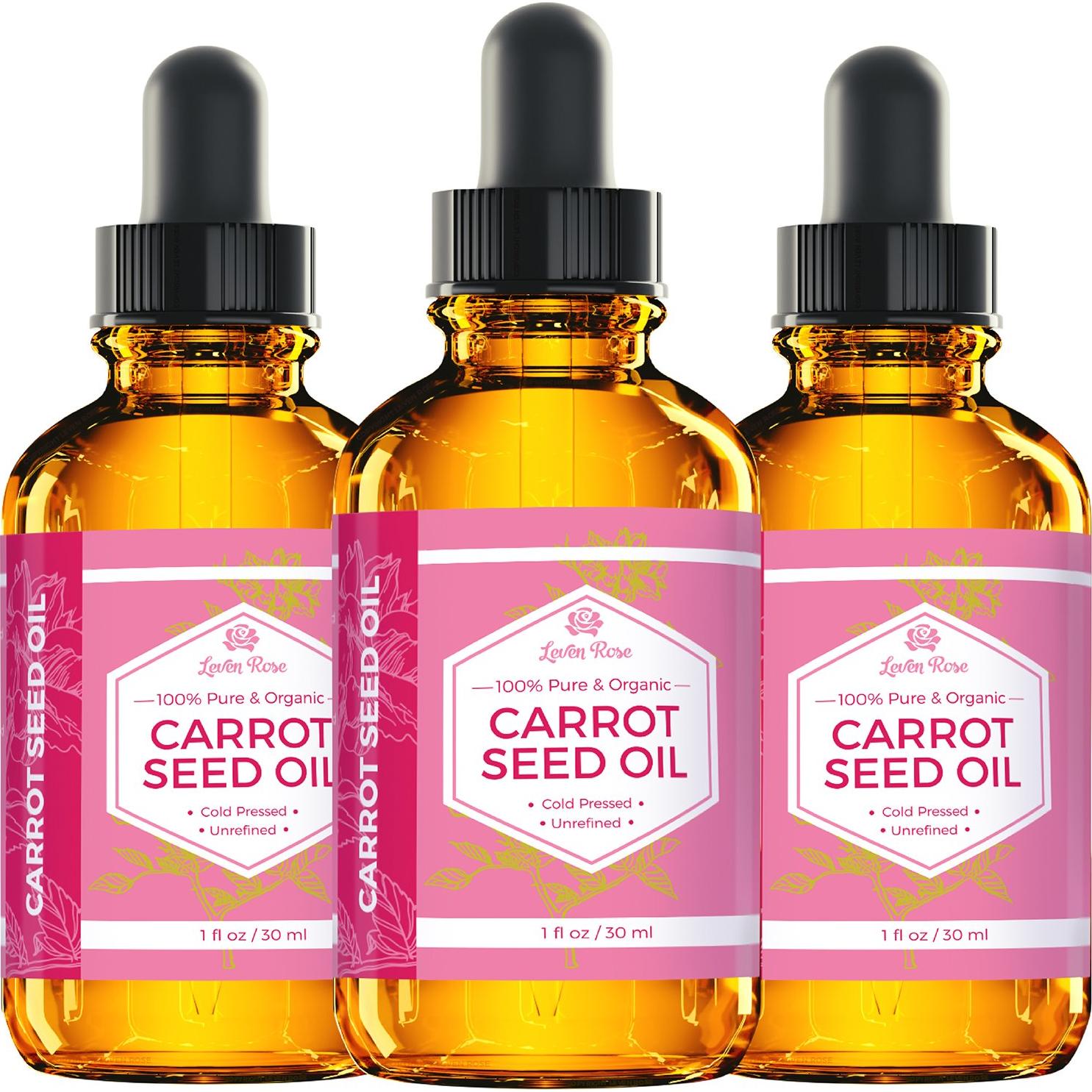 Aceite de Semilla de Zanahoria Puro Leven Rose 30 ml Hidratante