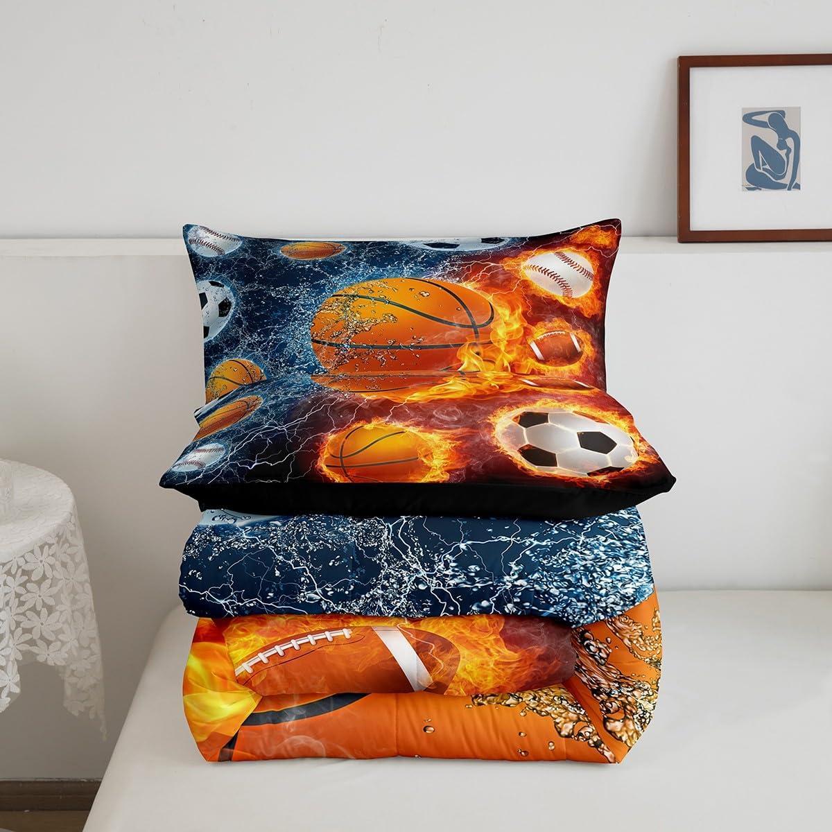 Conjunto de Edredón Deportivo Erosebridal Twin 2 Piezas