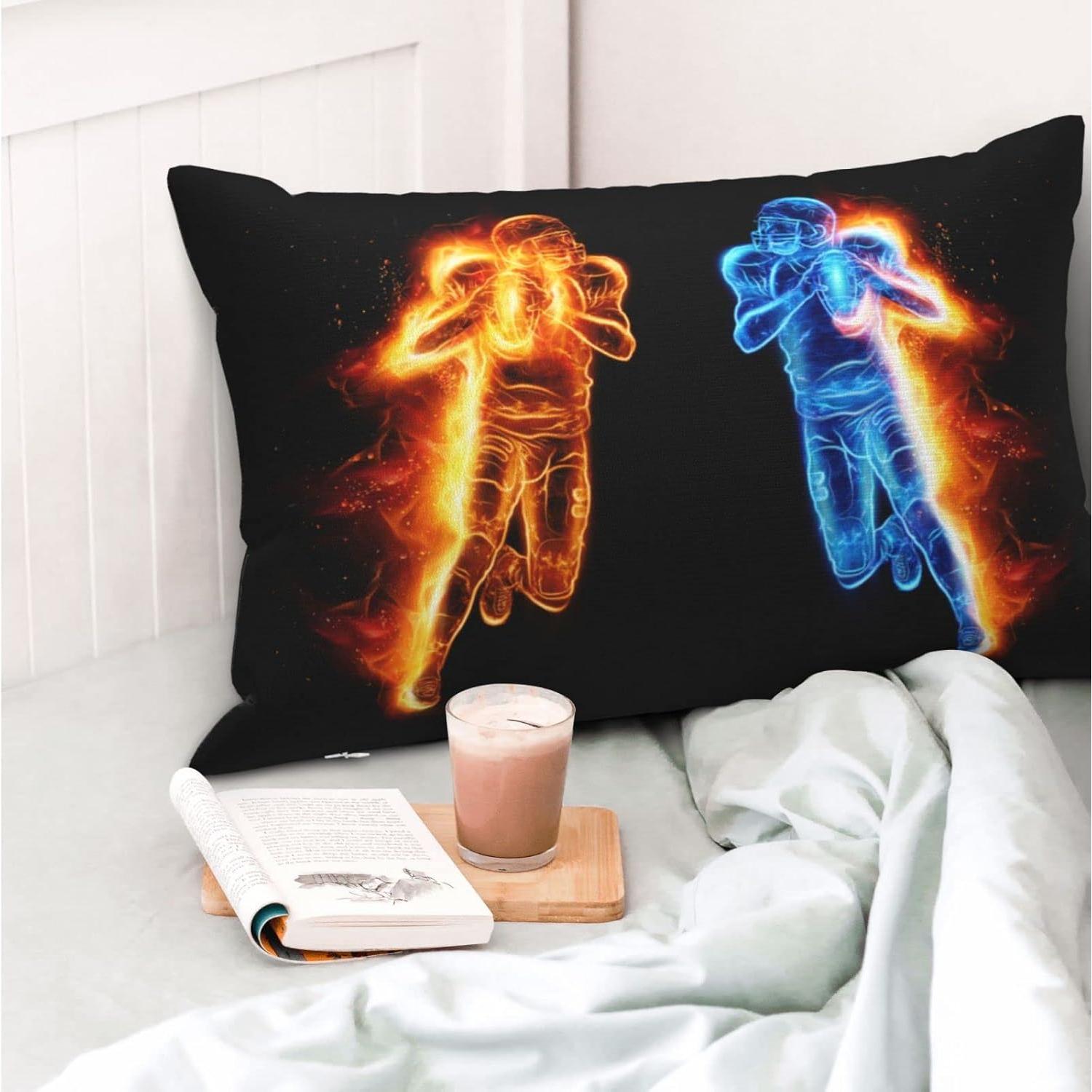 Funda de Almohada Temática de Fútbol SNAPMADE 76x50 cm Doble Cara