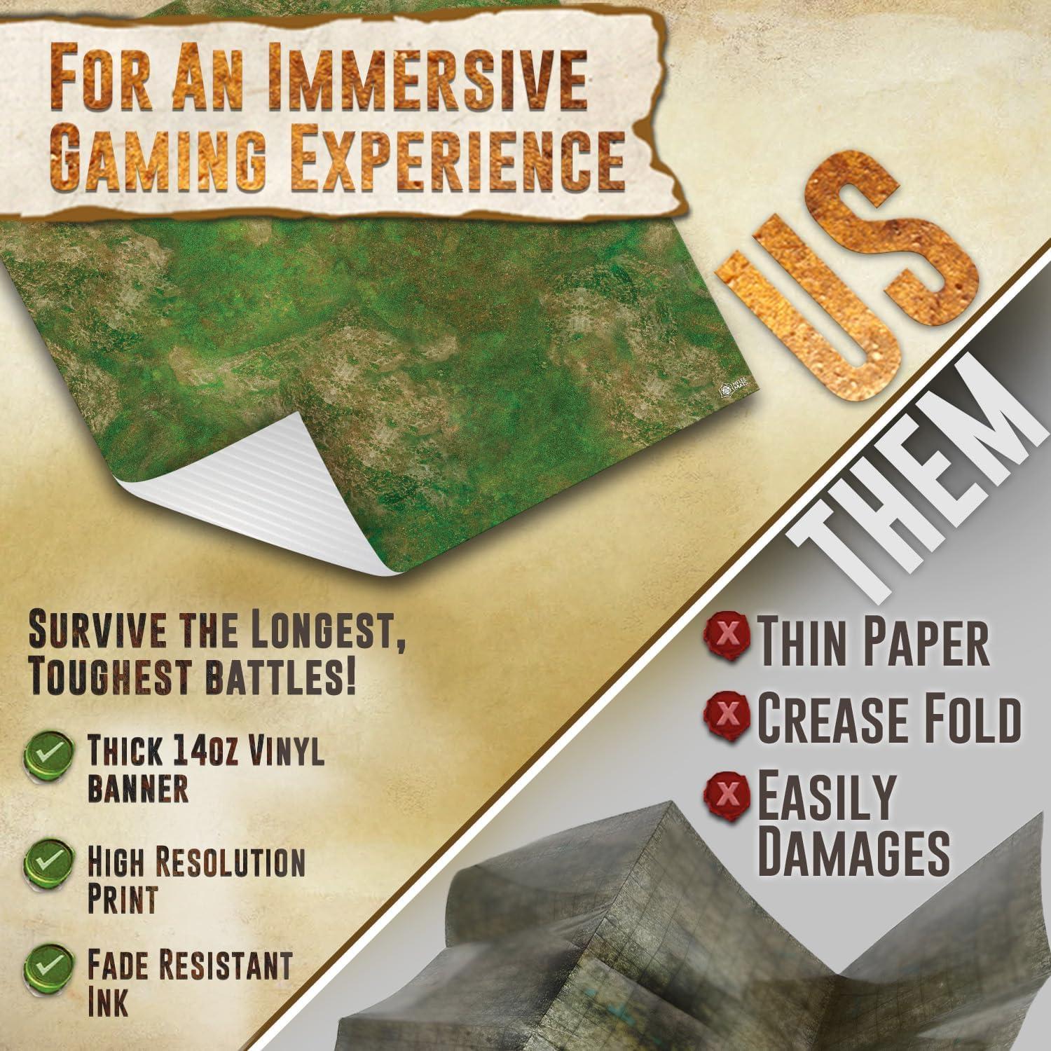 Alfombrilla de Juego de Batalla Melee Mats 48x48 cm Vinilo