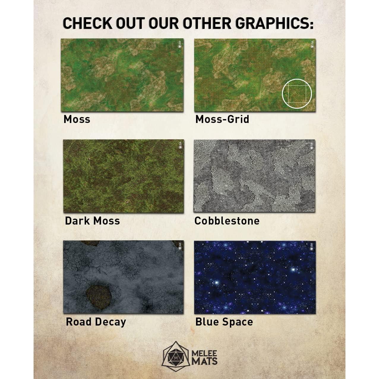 Alfombrilla de Juego de Batalla Melee Mats 48x48 cm Vinilo