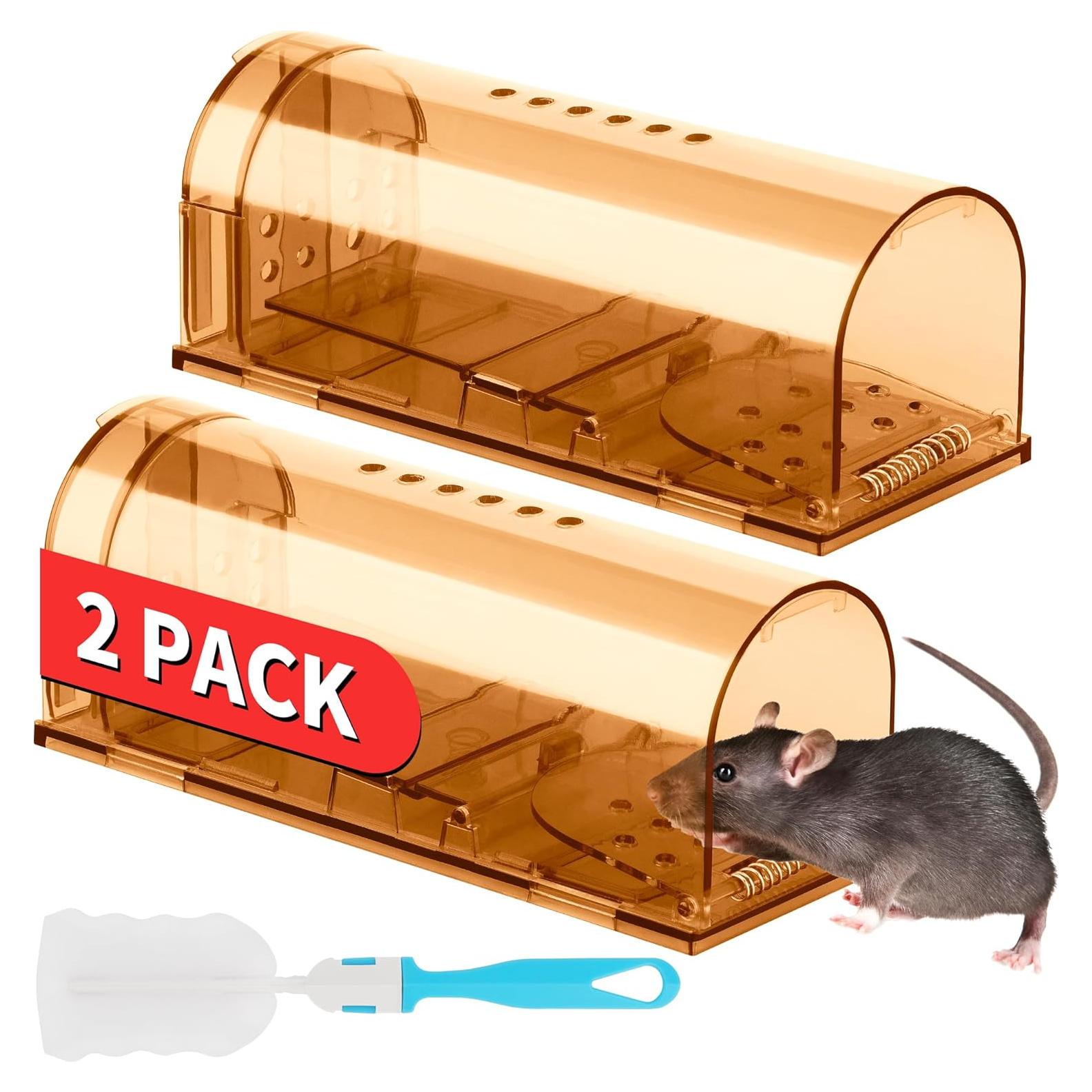 Trampas Humanas para Ratones LULUCATCH 2 Piezas Reutilizables