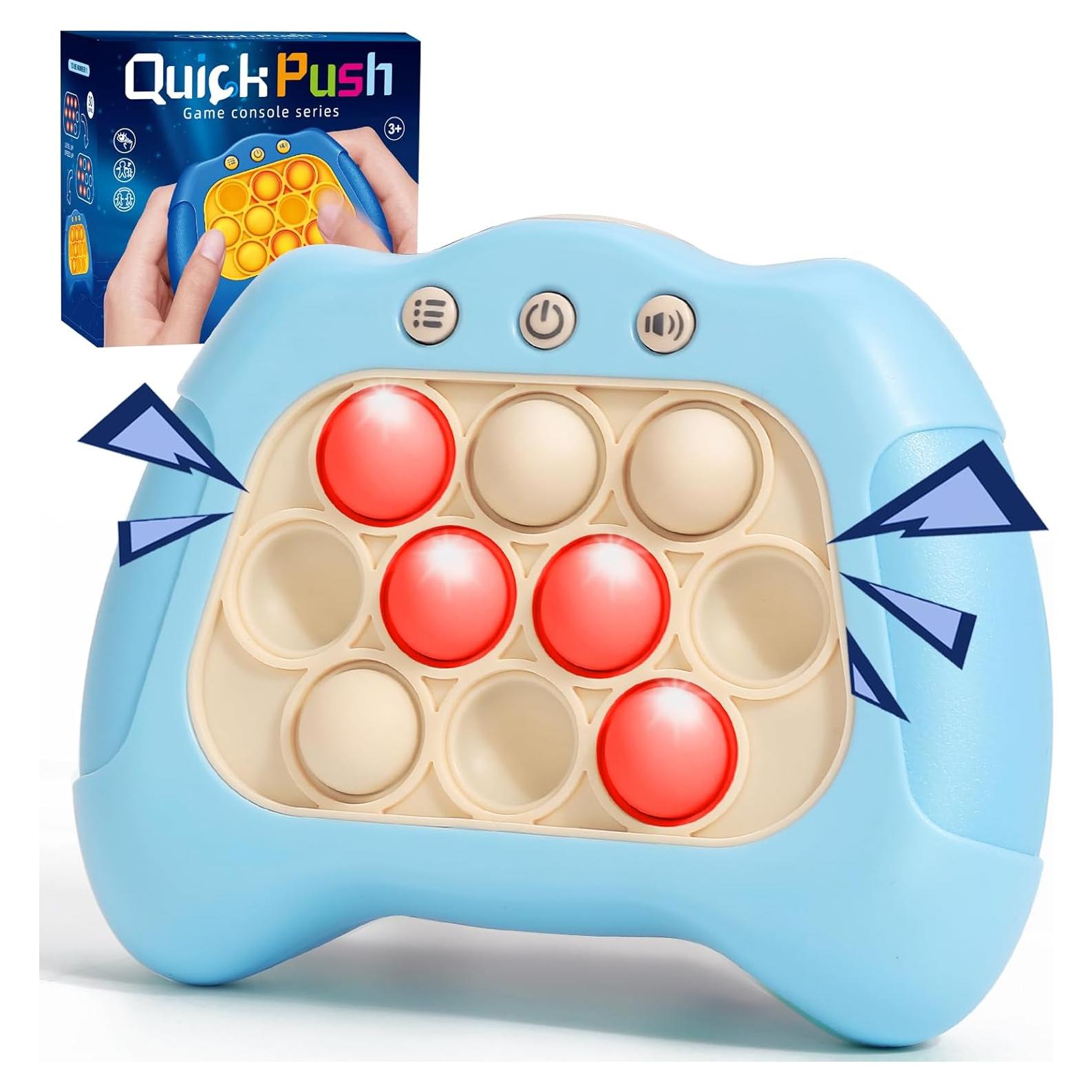 Máquina de Empuje Rápido AOTIBO Juguete Antiestrés Azul
