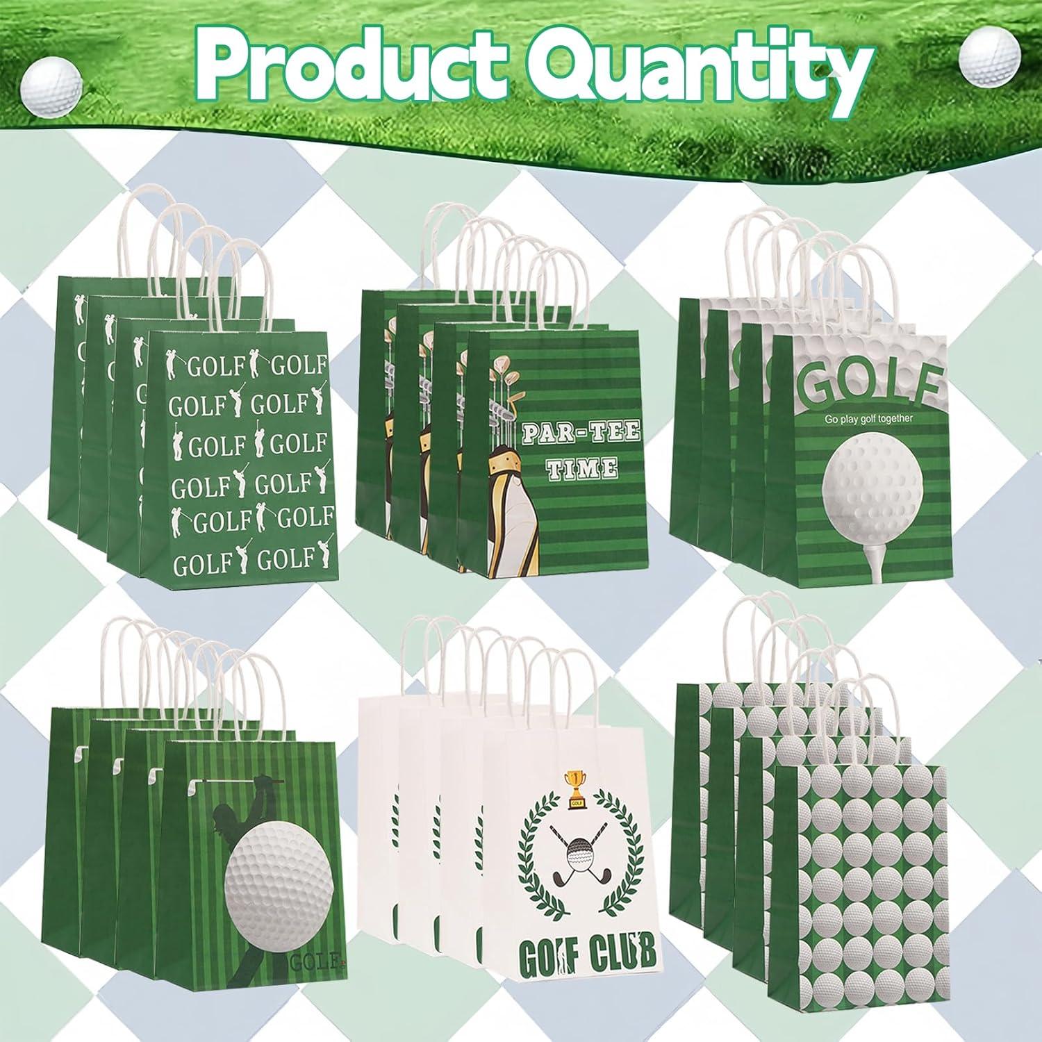 Bolsas de Regalo de Golf CZWXOXO 24 Piezas para Fiesta