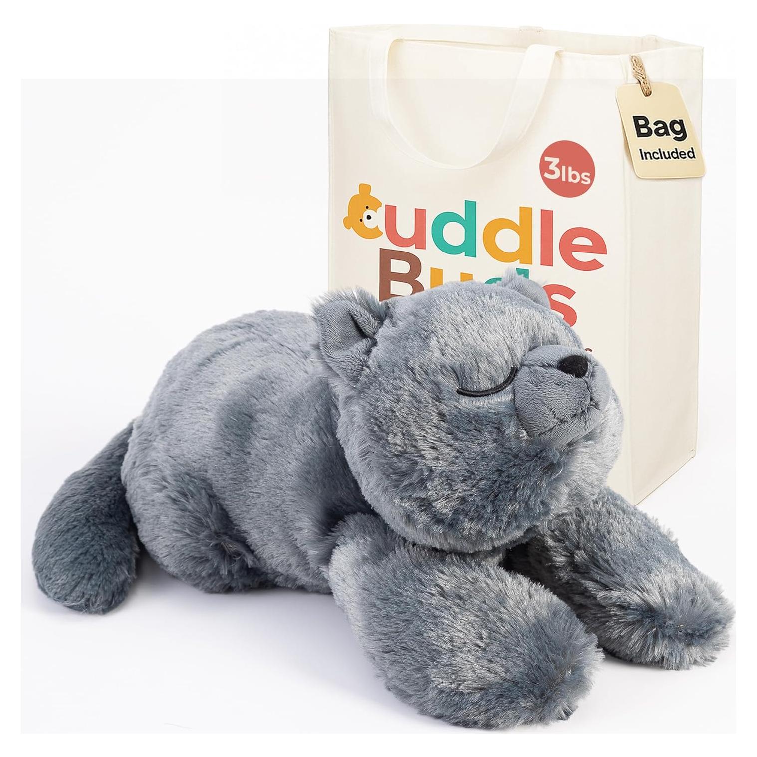 Gato de Peluche con Peso Cuddle Buds 50 cm 1.36 kg