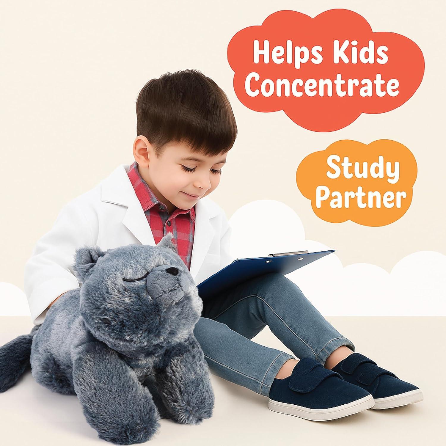 Gato de Peluche con Peso Cuddle Buds 50 cm 1.36 kg