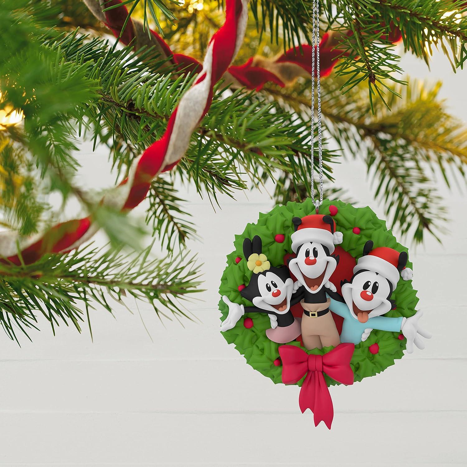 Adorno Navideño Hallmark Animaniacs 2021 - Yakko, Wakko y Dot