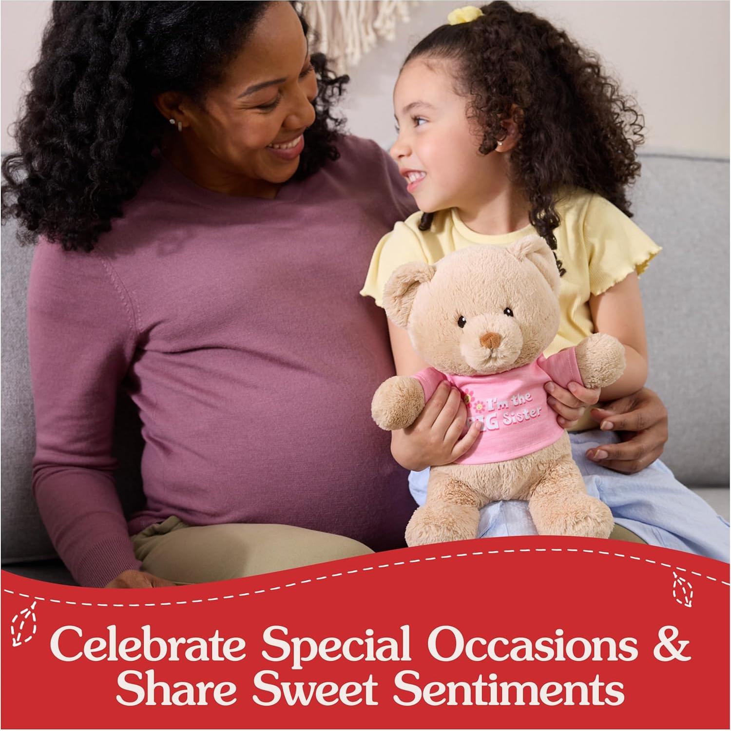 Oso de Peluche GUND 30.48 cm con Mensaje Sostenible Rosa