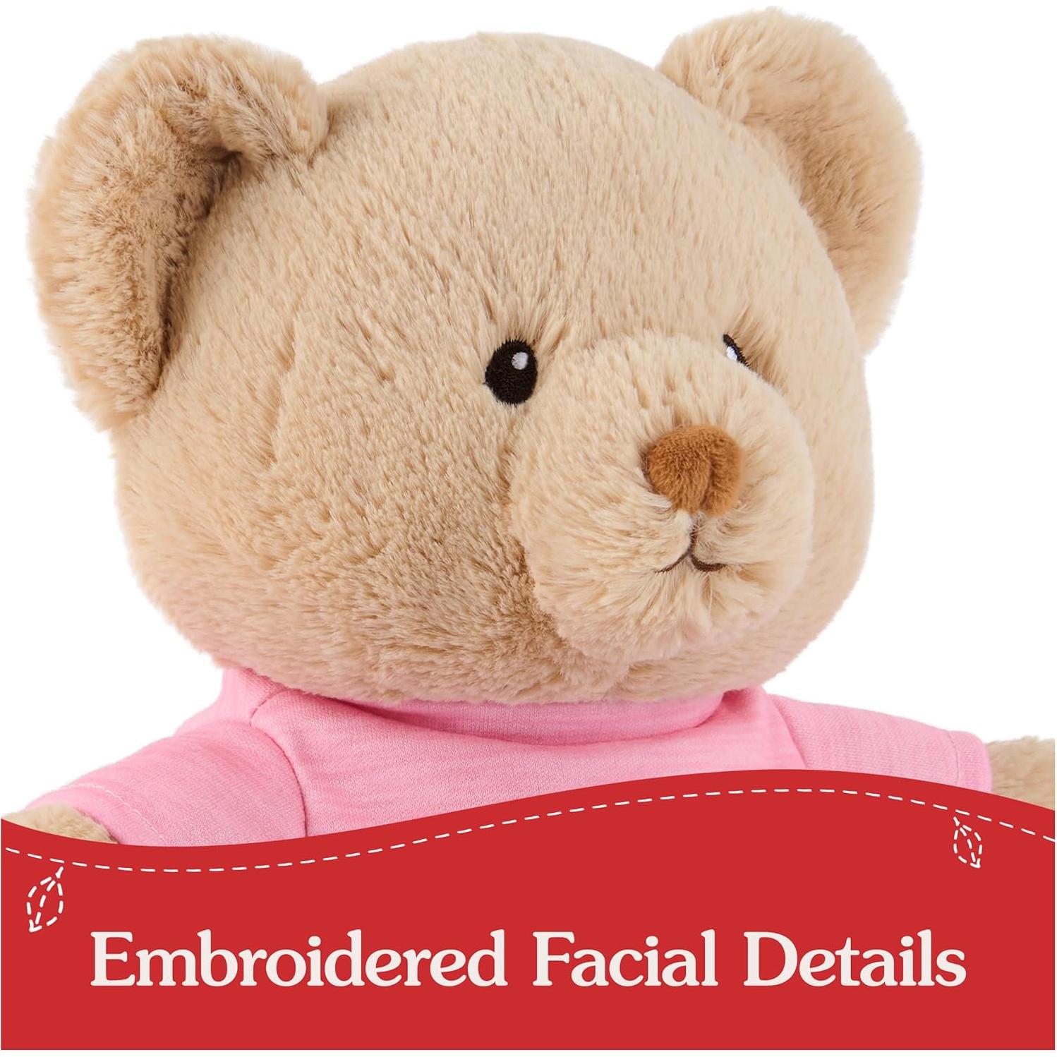 Oso de Peluche GUND 30.48 cm con Mensaje Sostenible Rosa