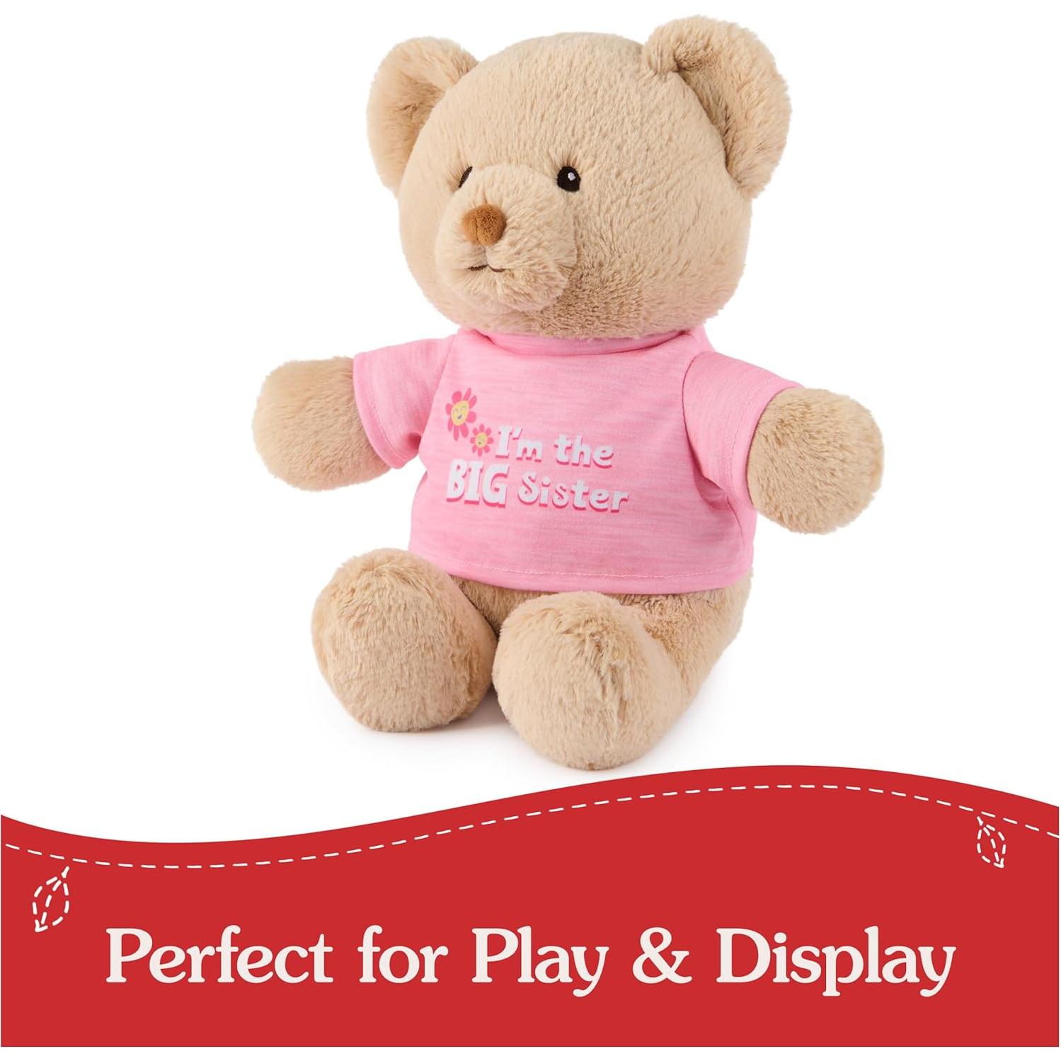 Oso de Peluche GUND 30.48 cm con Mensaje Sostenible Rosa