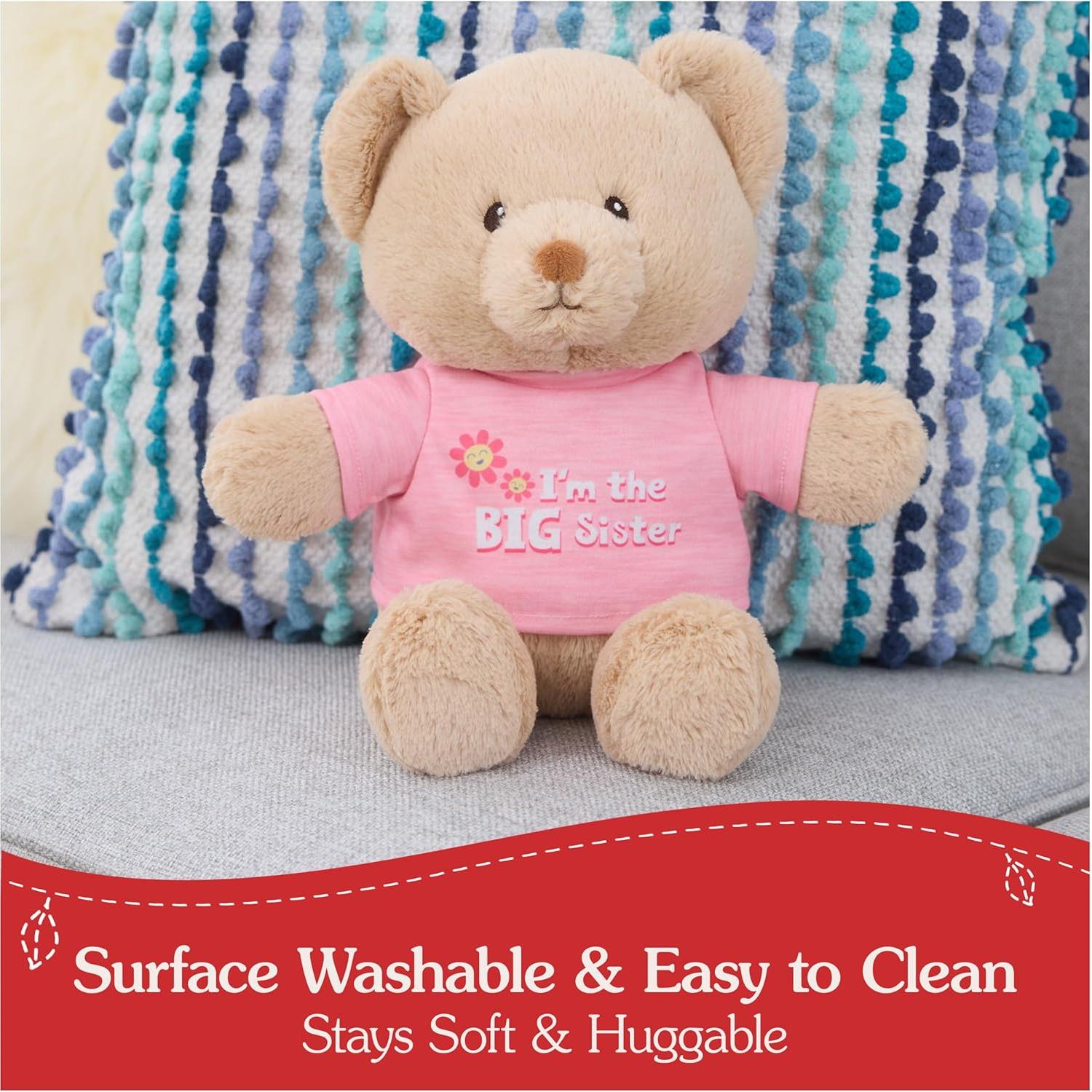 Oso de Peluche GUND 30.48 cm con Mensaje Sostenible Rosa