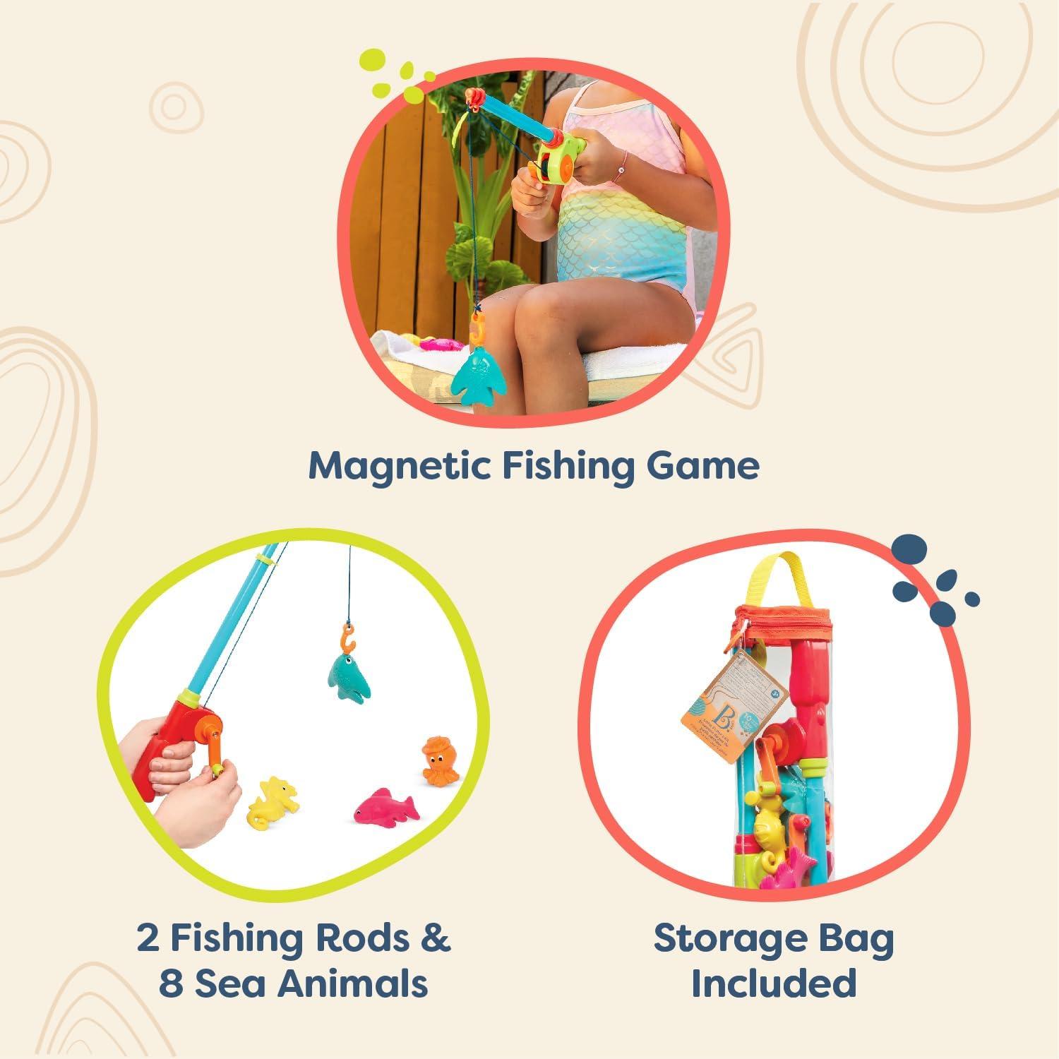 Kit de Pescador Pequeño B. toys - Juego Magnético 3+ Años