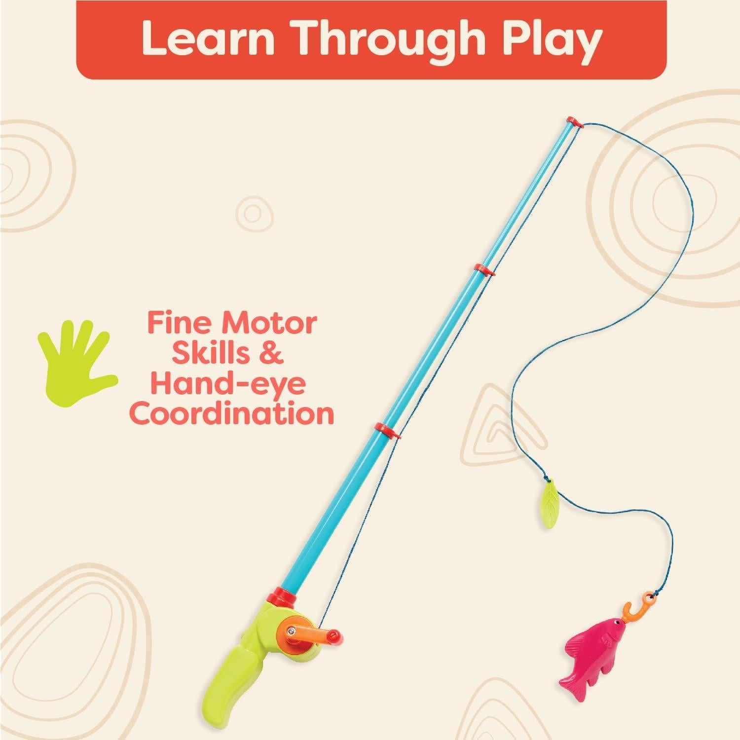 Kit de Pescador Pequeño B. toys - Juego Magnético 3+ Años