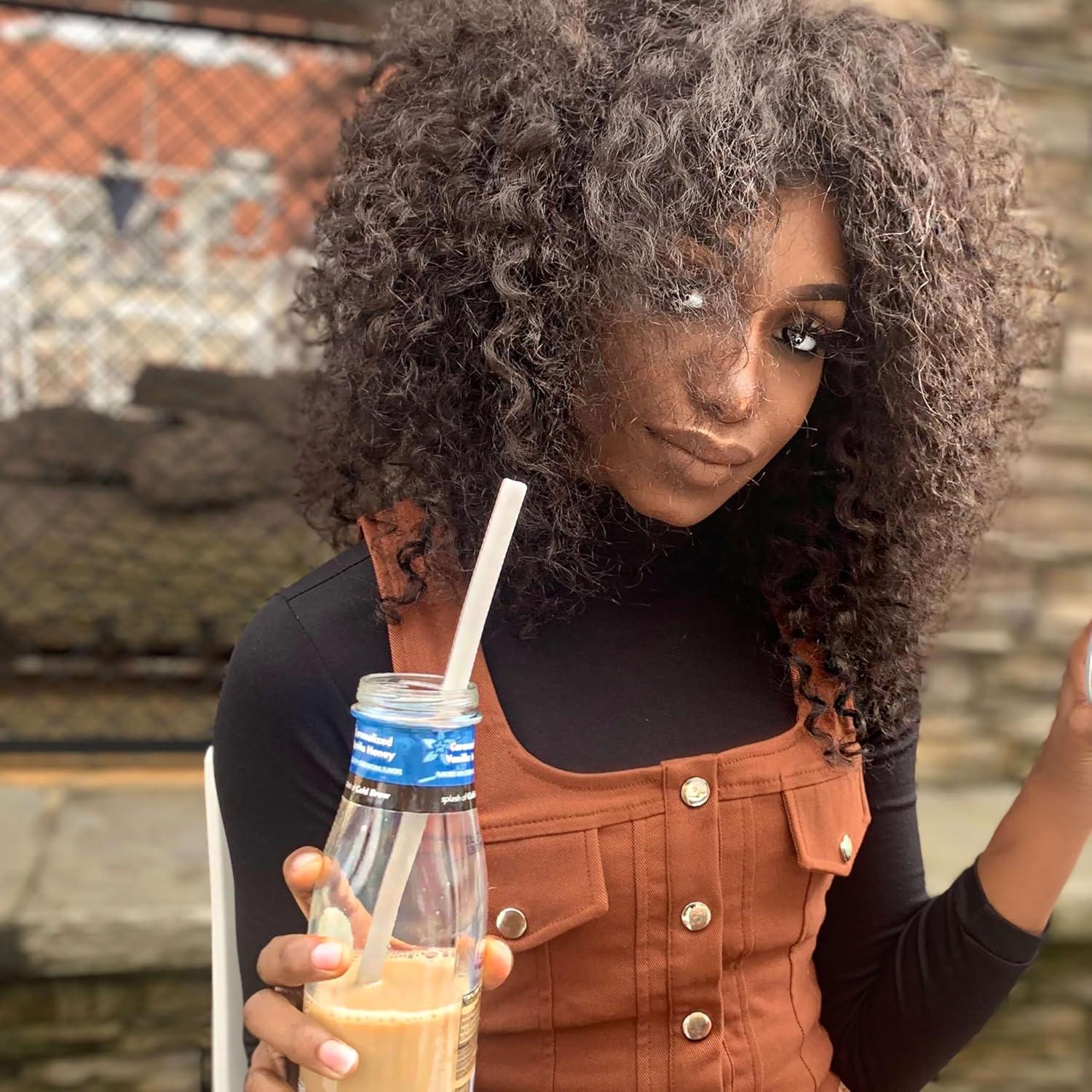 Pajitas de Silicona Reutilizables GoSili 20.32 cm 2pk Cobalto/Menta