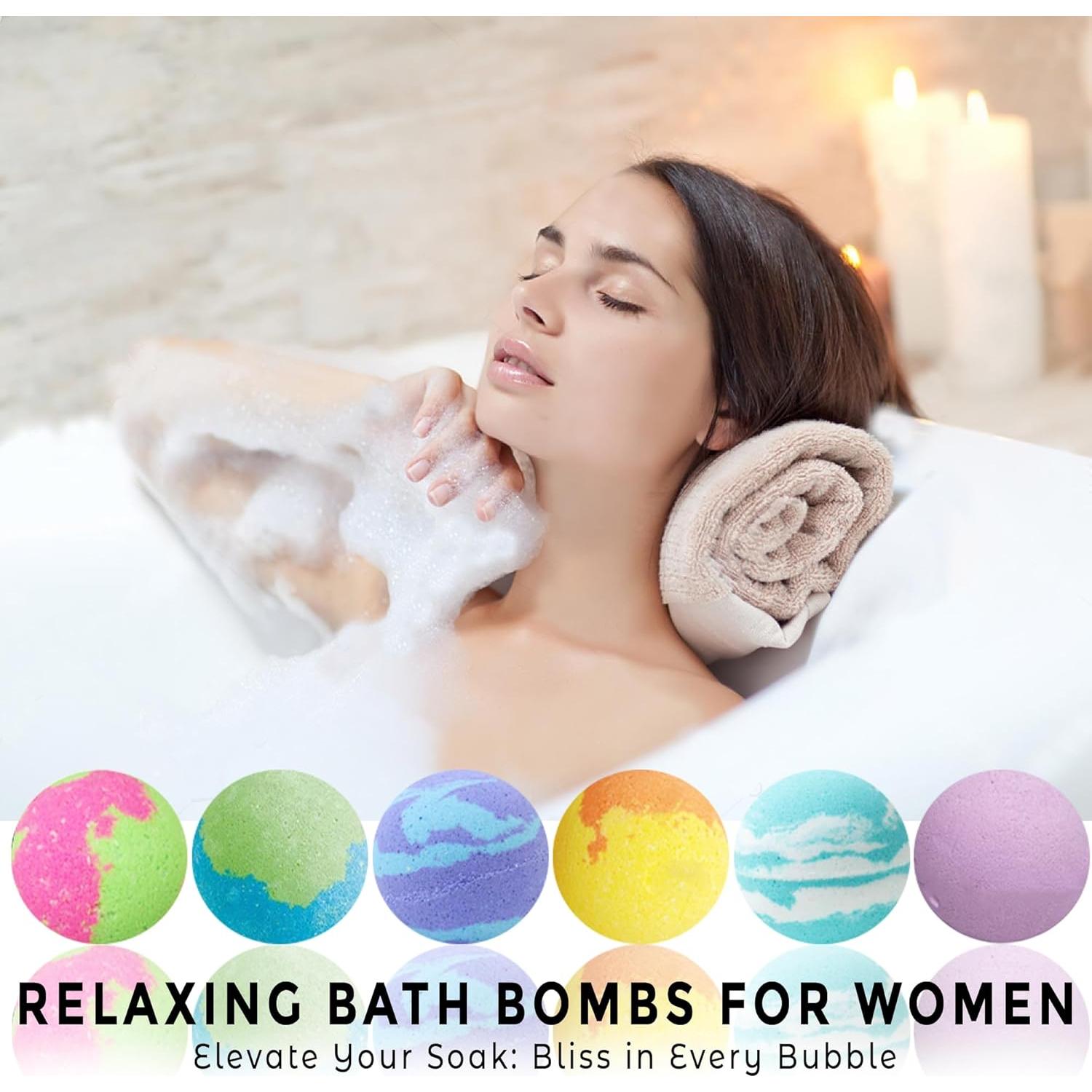 Juego de 24 Bombas de Baño Naturales Mineral Me California