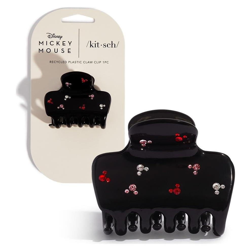 Clip de Garra Kitsch Mickey Minnie con Rhinestones - Negro