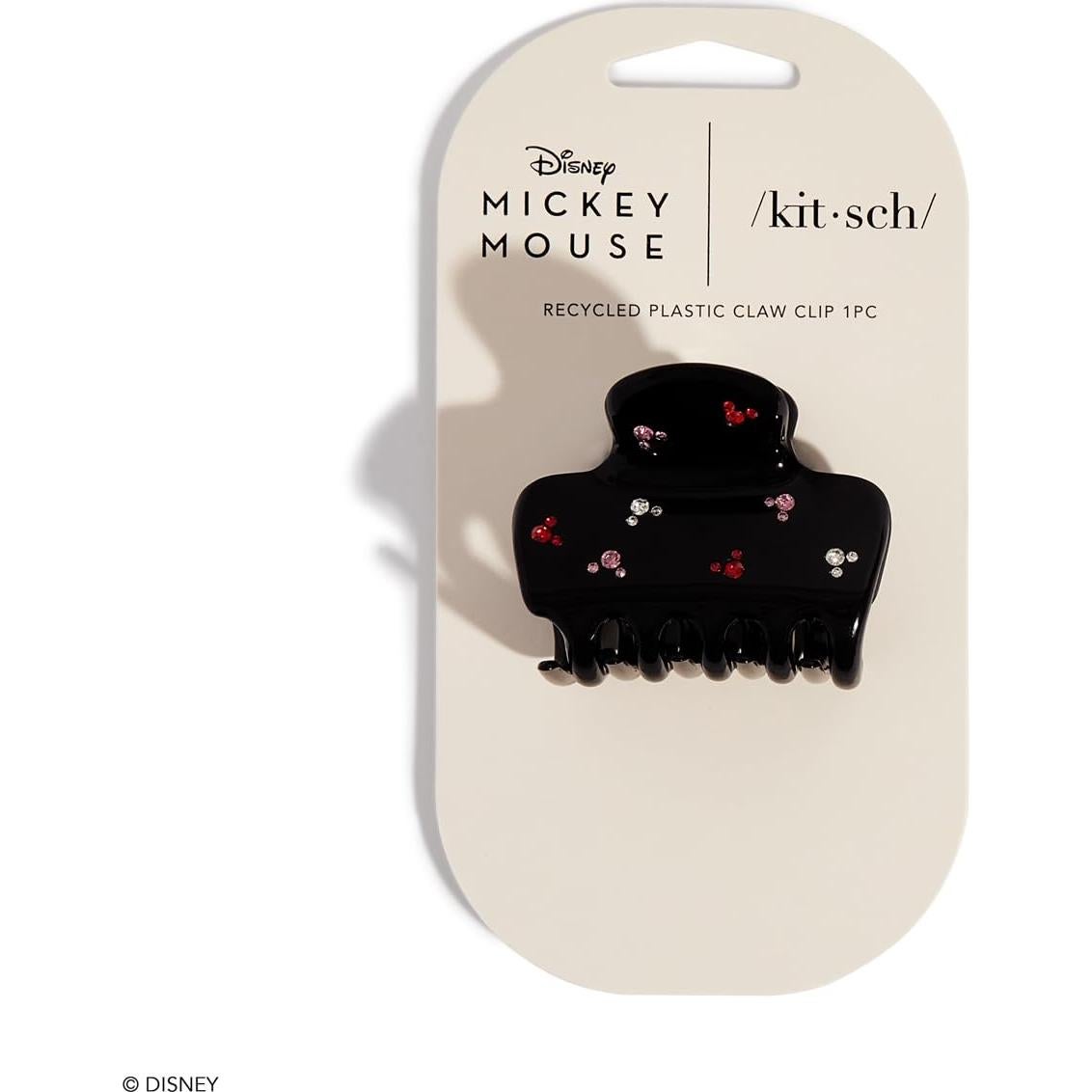 Clip de Garra Kitsch Mickey Minnie con Rhinestones - Negro