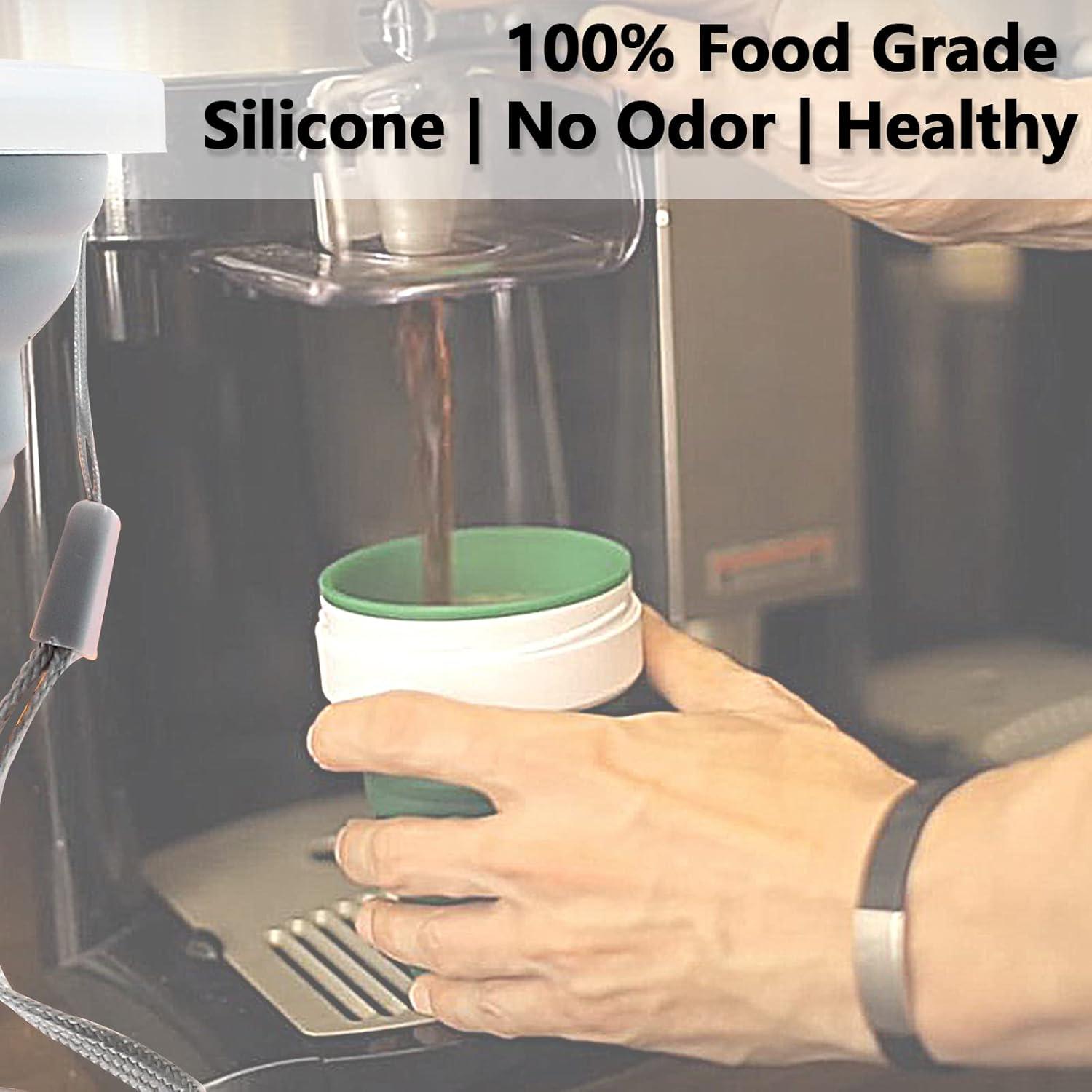 Taza Plegable de Silicona Litoexpe 2 Pack para Viaje 270ml