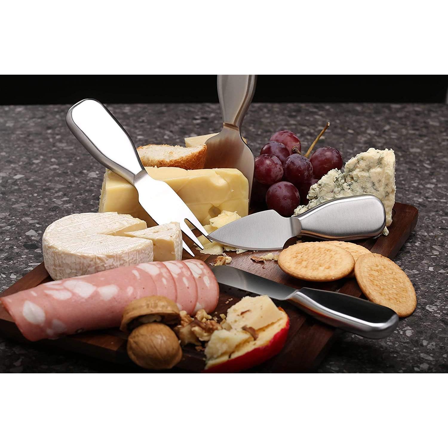 Juego de Cuchillos para Queso Clarmonde - Acero Inoxidable Premium