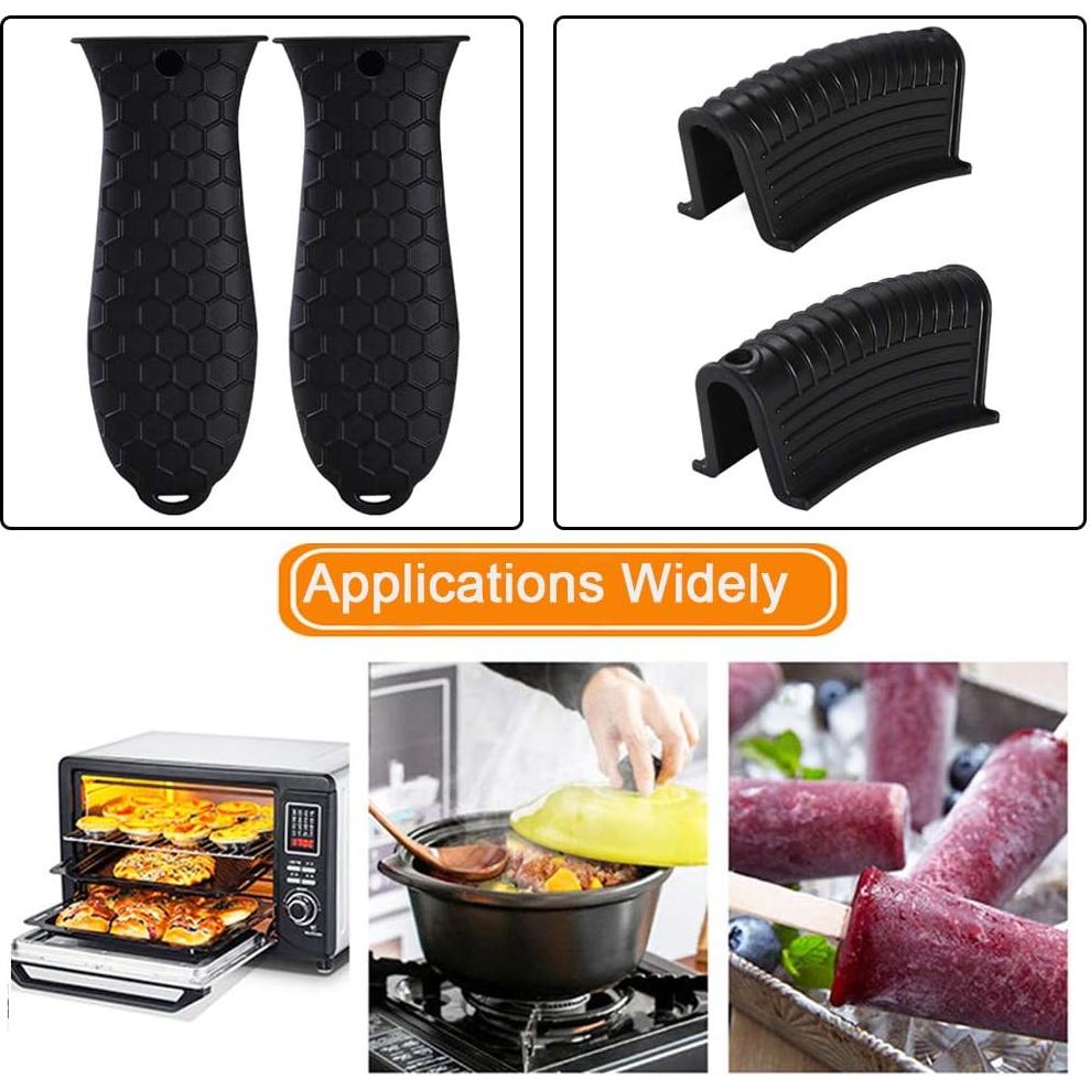 Soporte de Mango de Silicona TINSKY - 8 Piezas Antideslizante