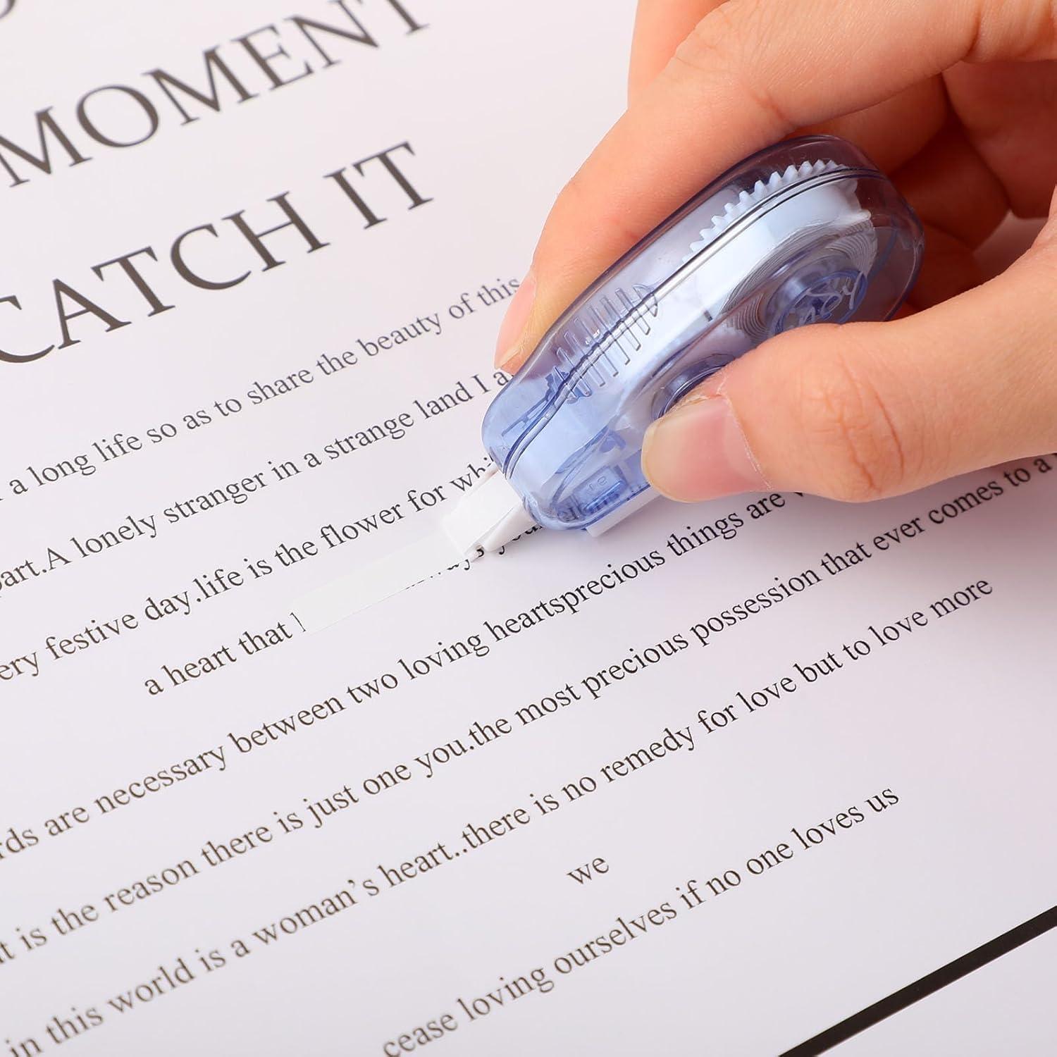 Chivao 100 Cintas Correctoras Plásticas Coloridas 4m