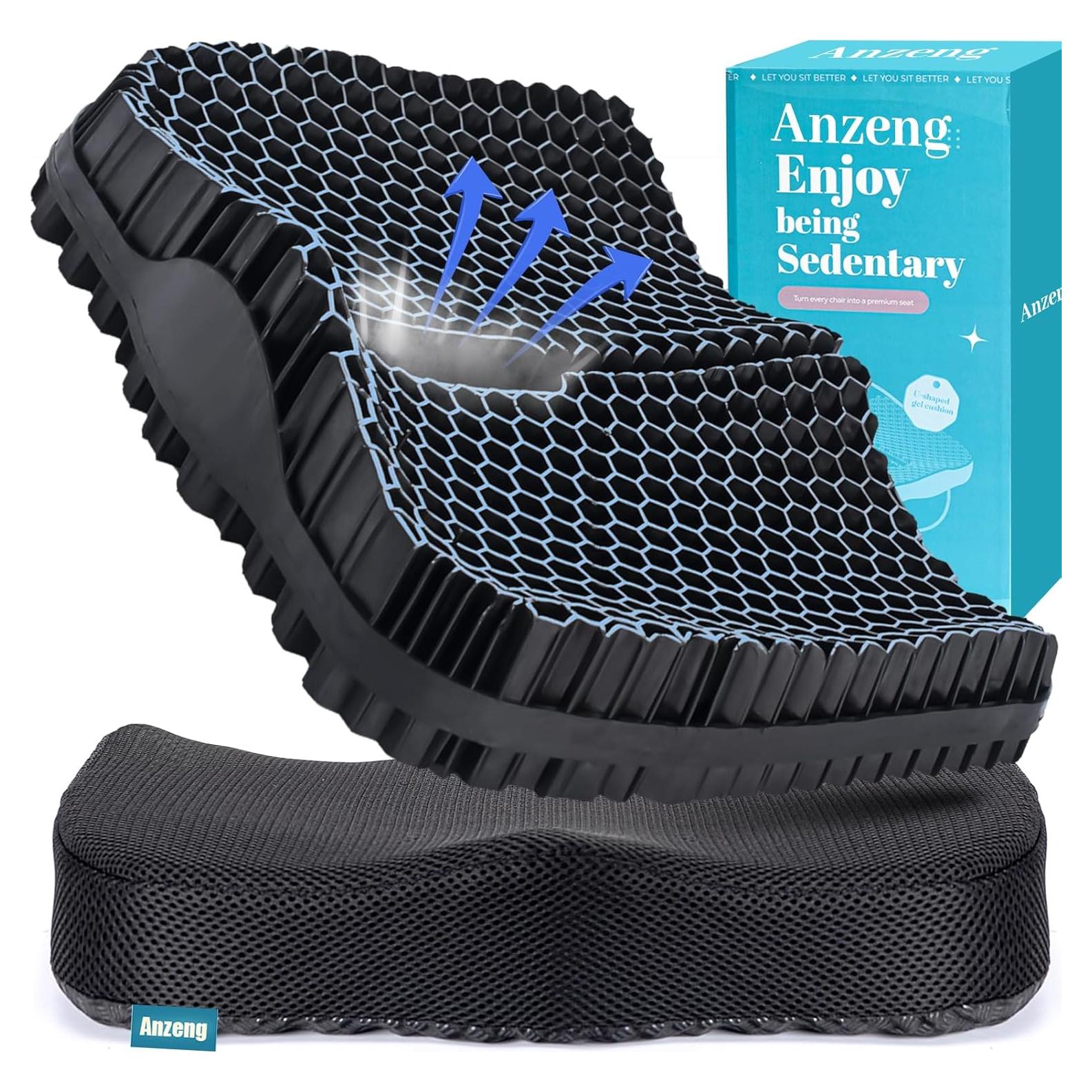 Cojín de Gel TPE Anzeng 43x37 cm Alivio Dolor Cadera