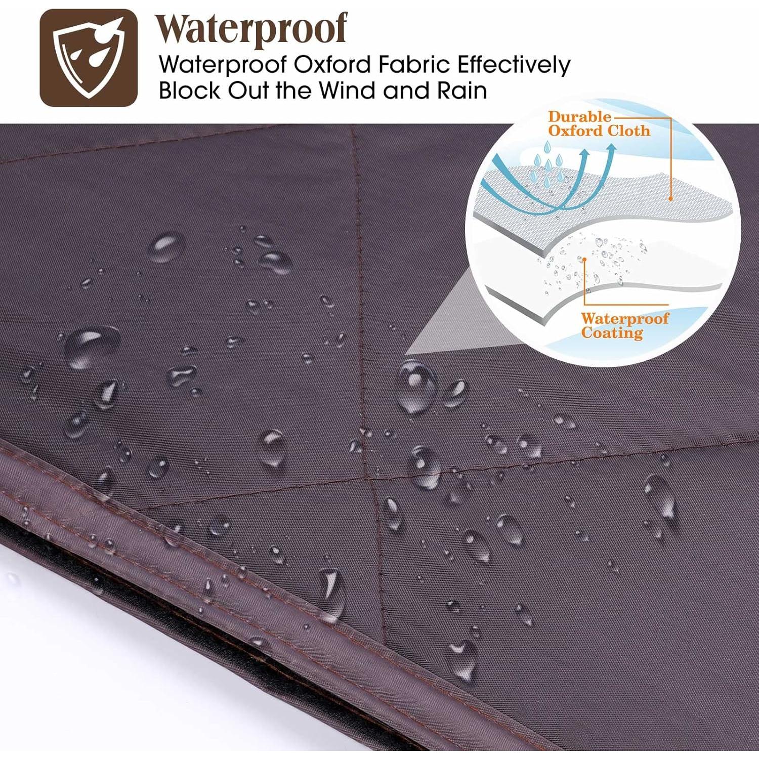 Pantalla de Puerta Magnética Faiyral 91x208 cm Aislante Café