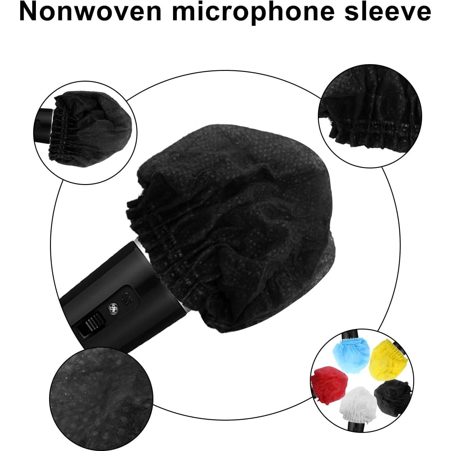 Fundas Higiénicas Desechables para Micrófono Waziaqoc 100 Pcs