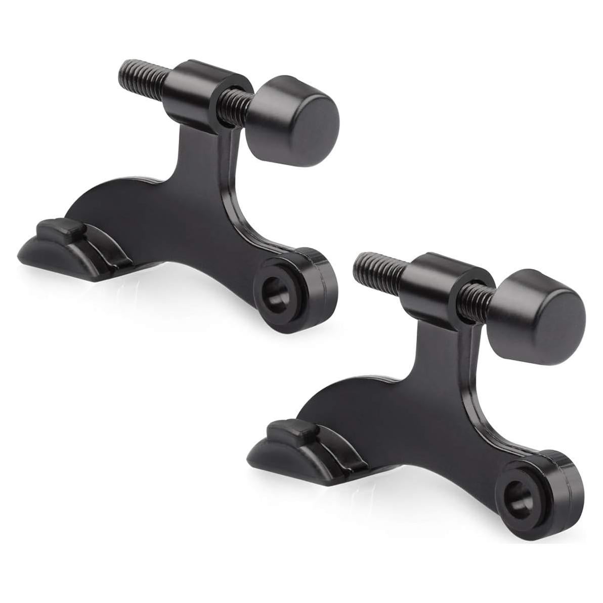 Parada de Puerta KOVOSCH con Pasador Ajustable - 2 Piezas Negro