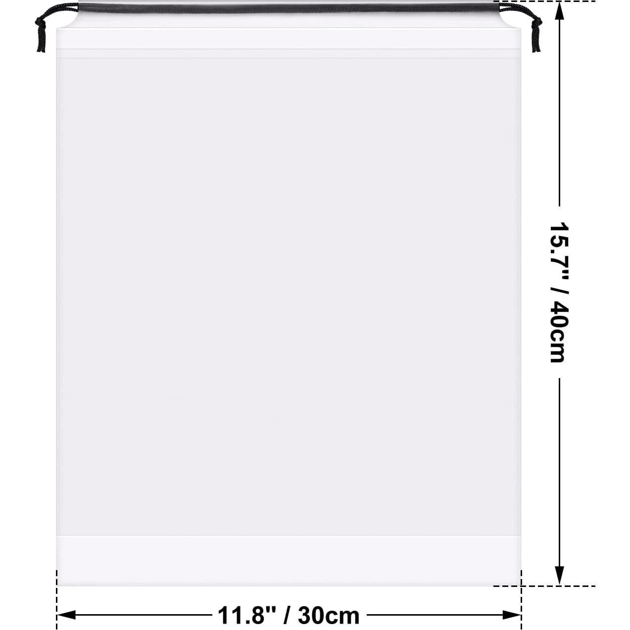 Paquete de 23 Bolsas Impermeables para Zapatos Inggix 30x40cm