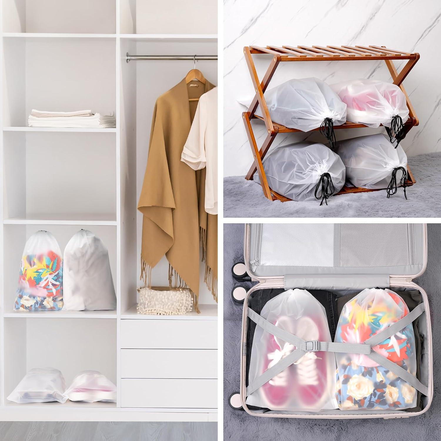 Paquete de 23 Bolsas Impermeables para Zapatos Inggix 30x40cm