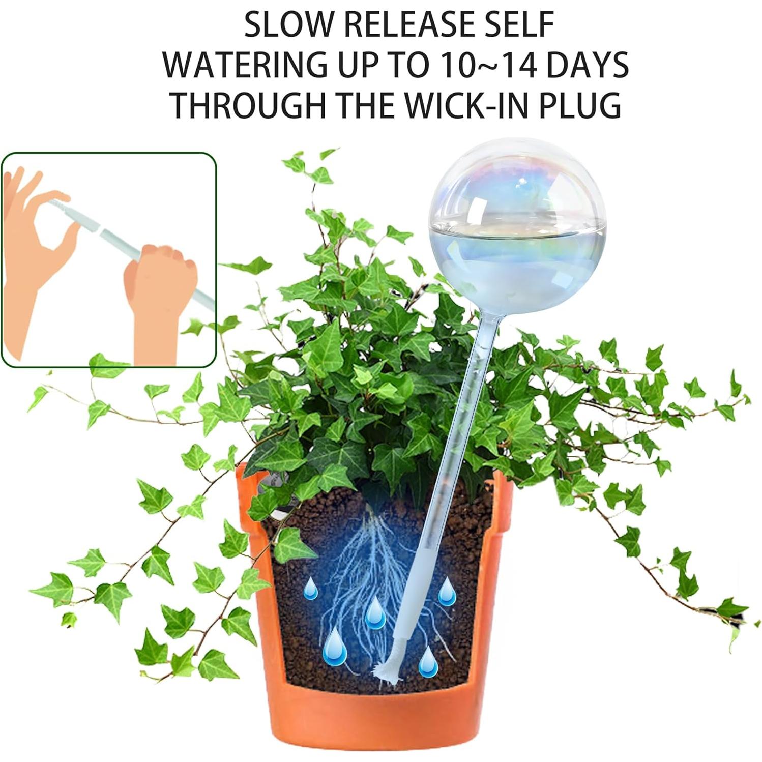 Esferas de Riego Automático de Vidrio 368g - Paquete de 4