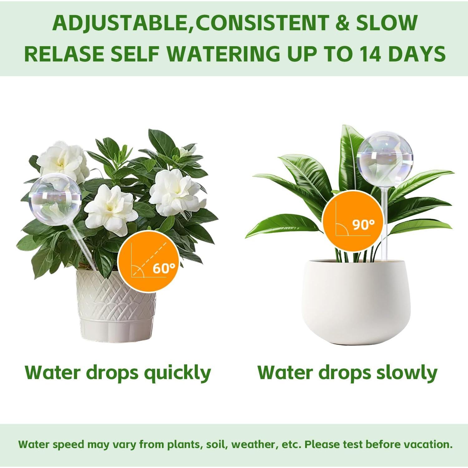 Esferas de Riego Automático de Vidrio 368g - Paquete de 4