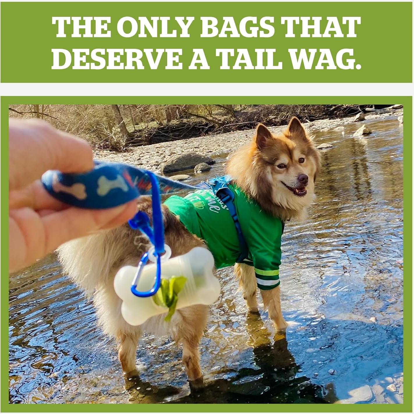 Dispensador de Bolsas de Excremento de Perro Pogi's - Incluye 15 Bolsas