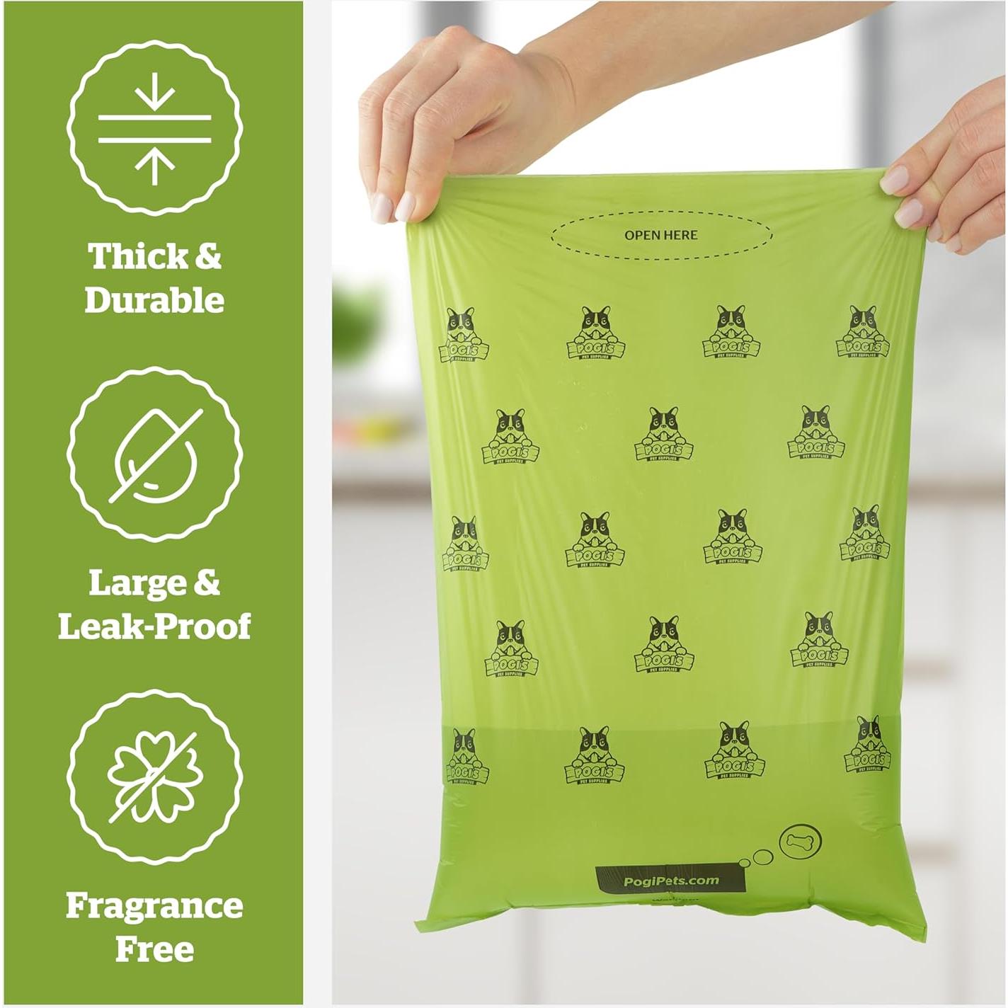 Dispensador de Bolsas de Excremento de Perro Pogi's - Incluye 15 Bolsas