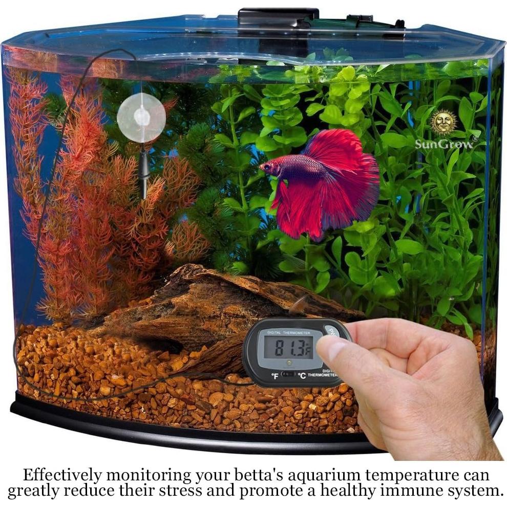 Termómetro Digital SunGrow para Acuario Tropical - Precisión Celsius
