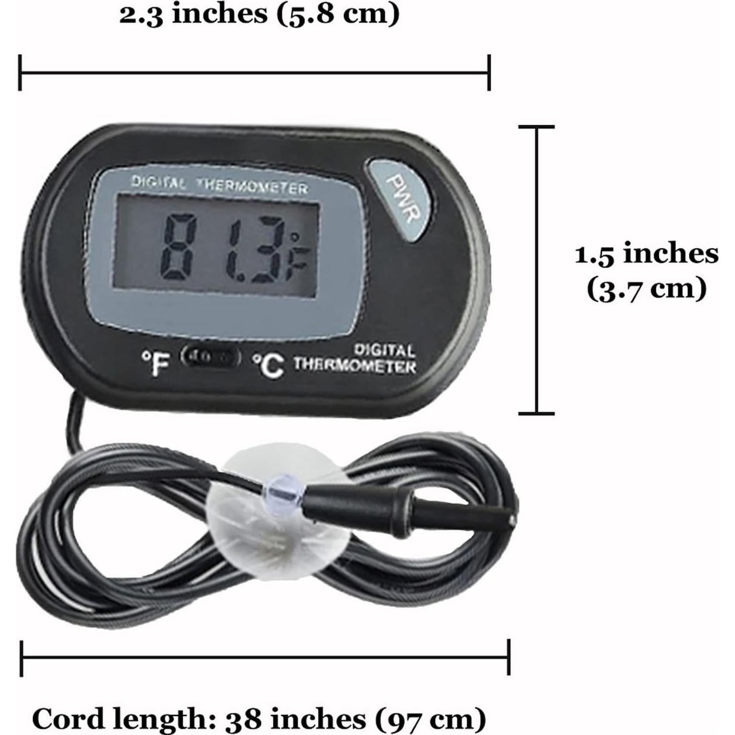 Termómetro Digital SunGrow para Acuario Tropical - Precisión Celsius