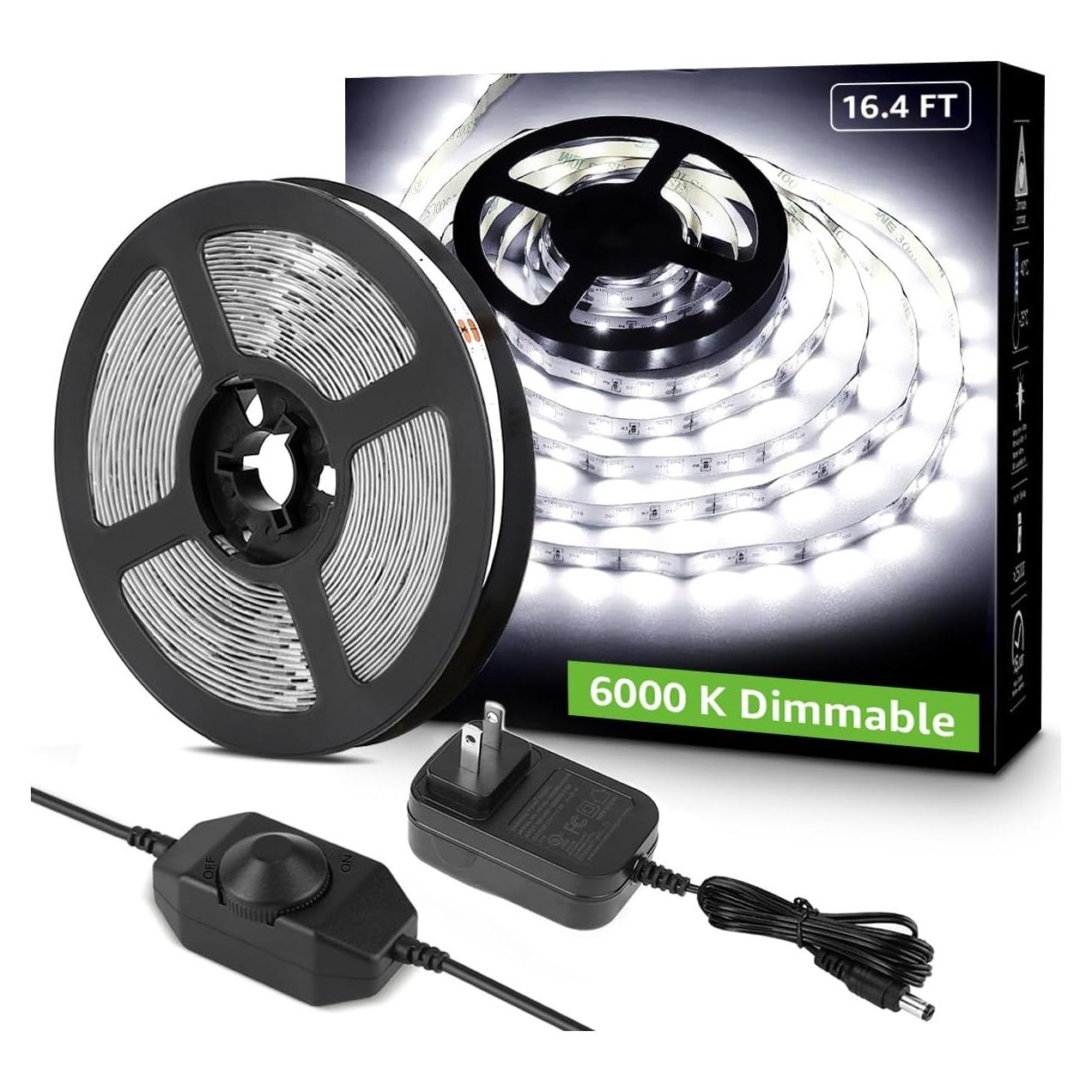 Tira LED Regulable Lepro 5m 300 LEDs 2835 6000K Blanco