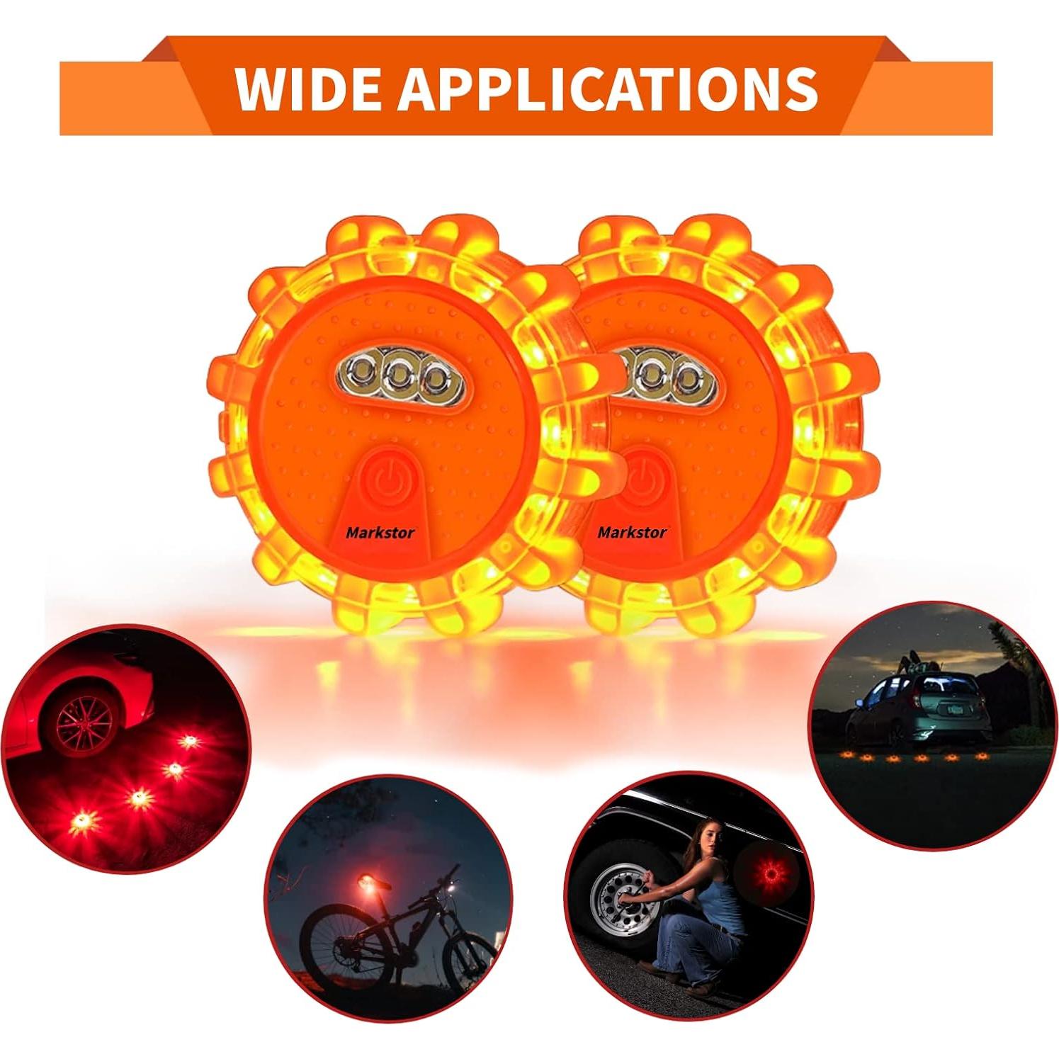 Luces de Advertencia LED Markstor MST-000 - Paquete de 3