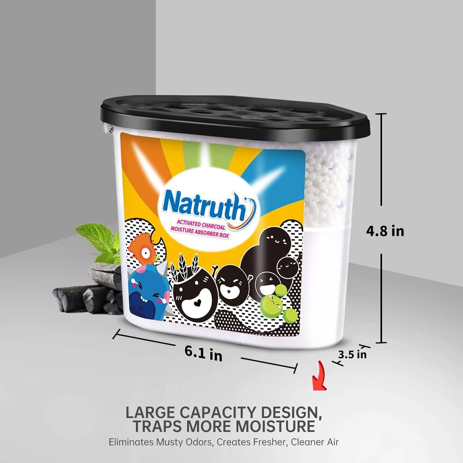 Deshumidificador NATRUTH 12.5 oz Carbón Activado 6-Pack