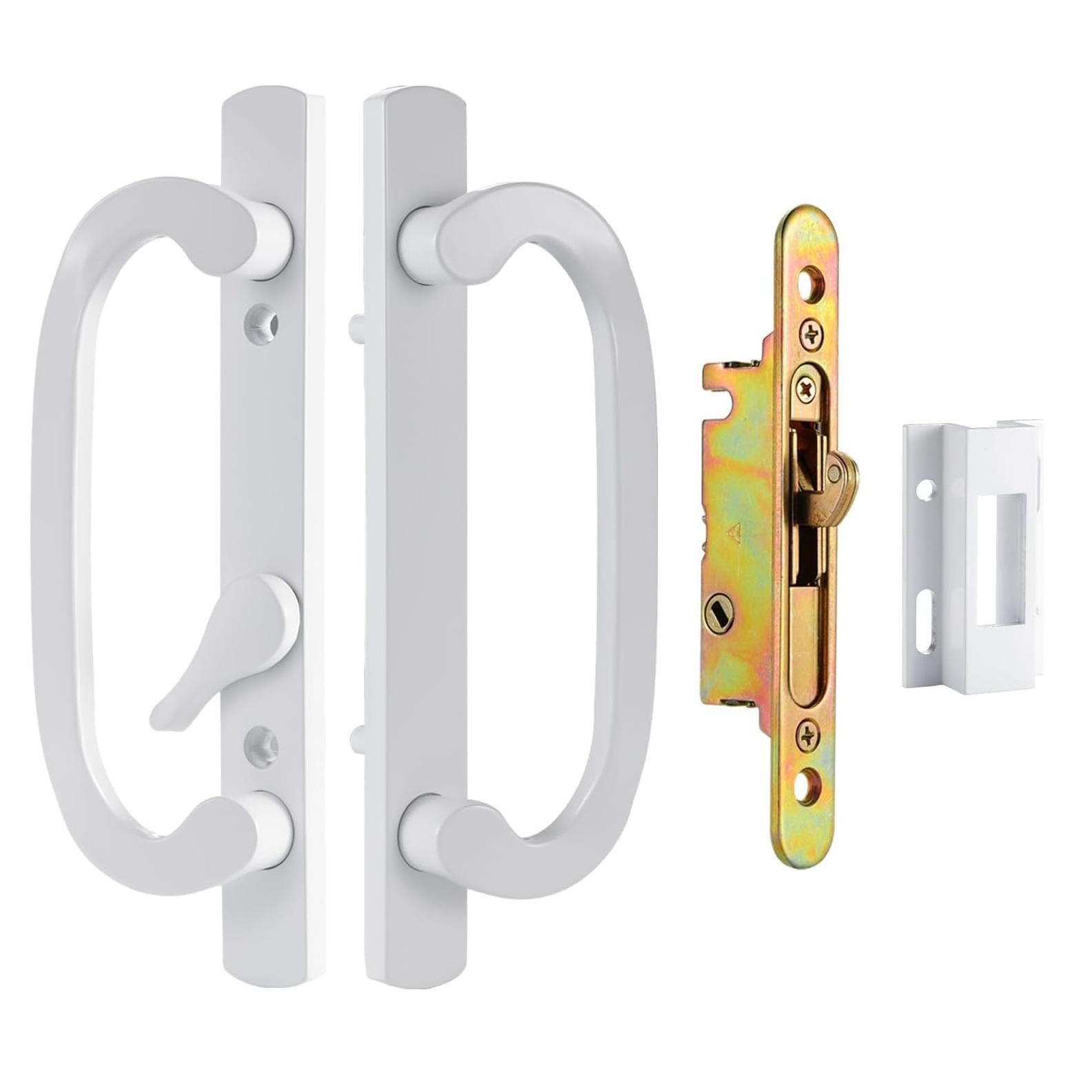 Juego de Manijas para Puertas Corredizas Zinkitool Blanco