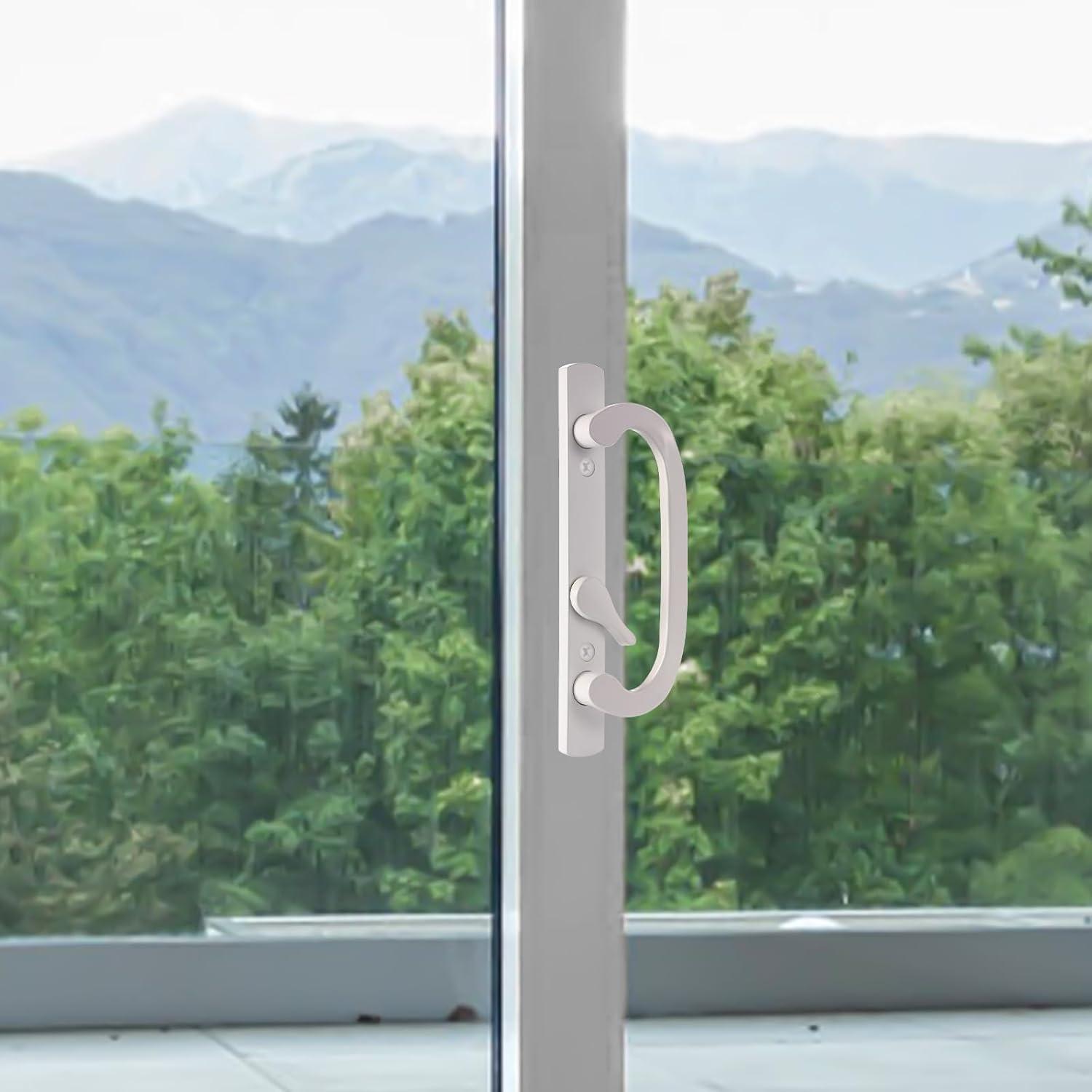 Juego de Manijas para Puertas Corredizas Zinkitool Blanco