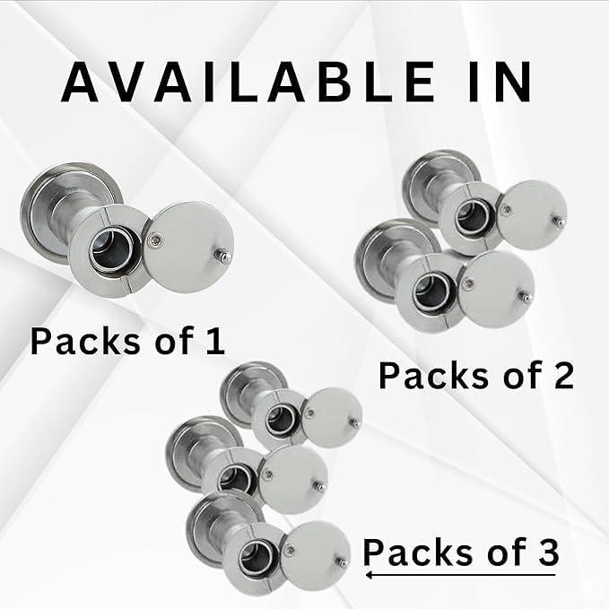 Mirilla para Puerta MomsUnited 200° Cromo Pulido con Broca