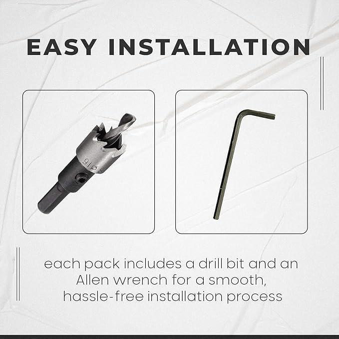 Mirilla para Puerta MomsUnited 200° Cromo Pulido con Broca