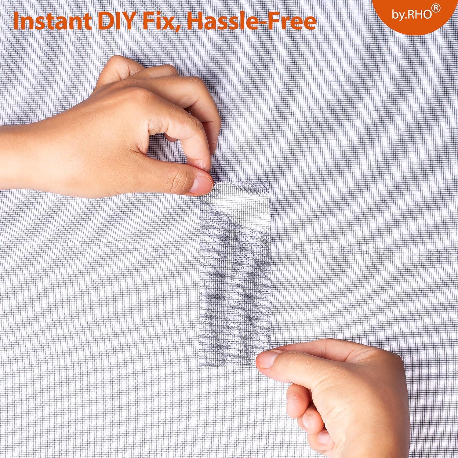 Cinta de Reparación de Pantallas by.RHO 4,57m Negro Fuerte