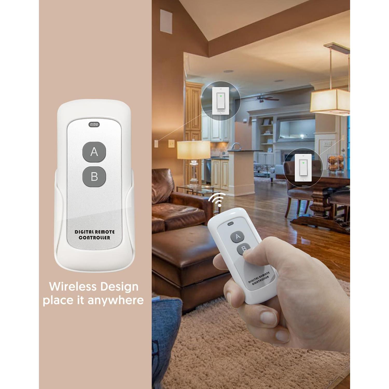 Interruptor Inteligente Avatar Controls WiFi con Control Remoto