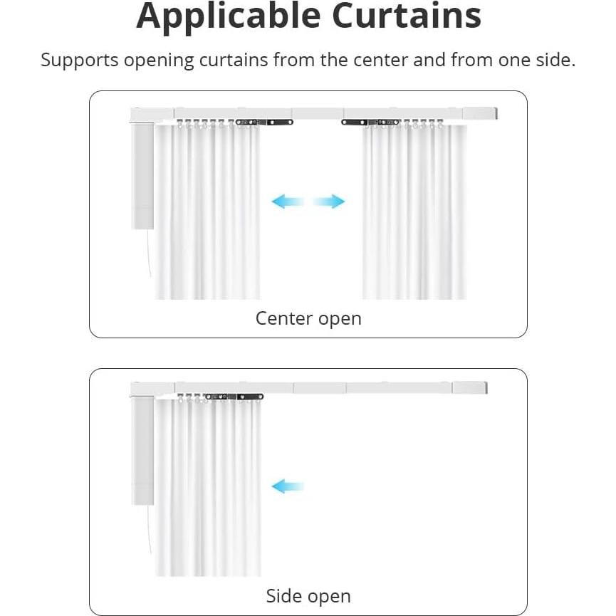 Motor de Cortina Inteligente Blindsmart 2.1m con Control App y Voz